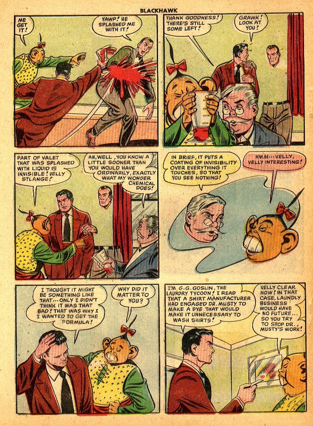 Read online Blackhawk (1957) comic -  Issue #28 - 20