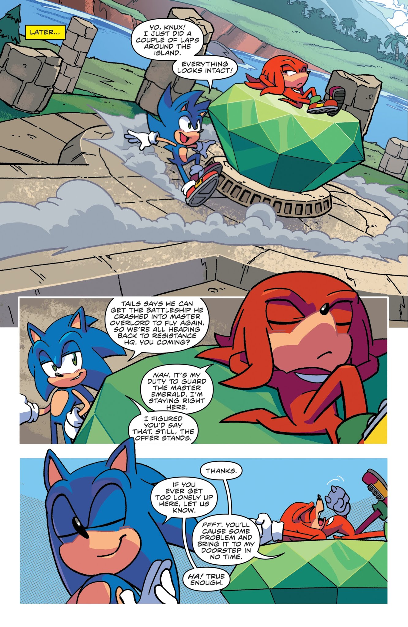 Read online Sonic the Hedgehog (2018) comic -  Issue #12 - 14