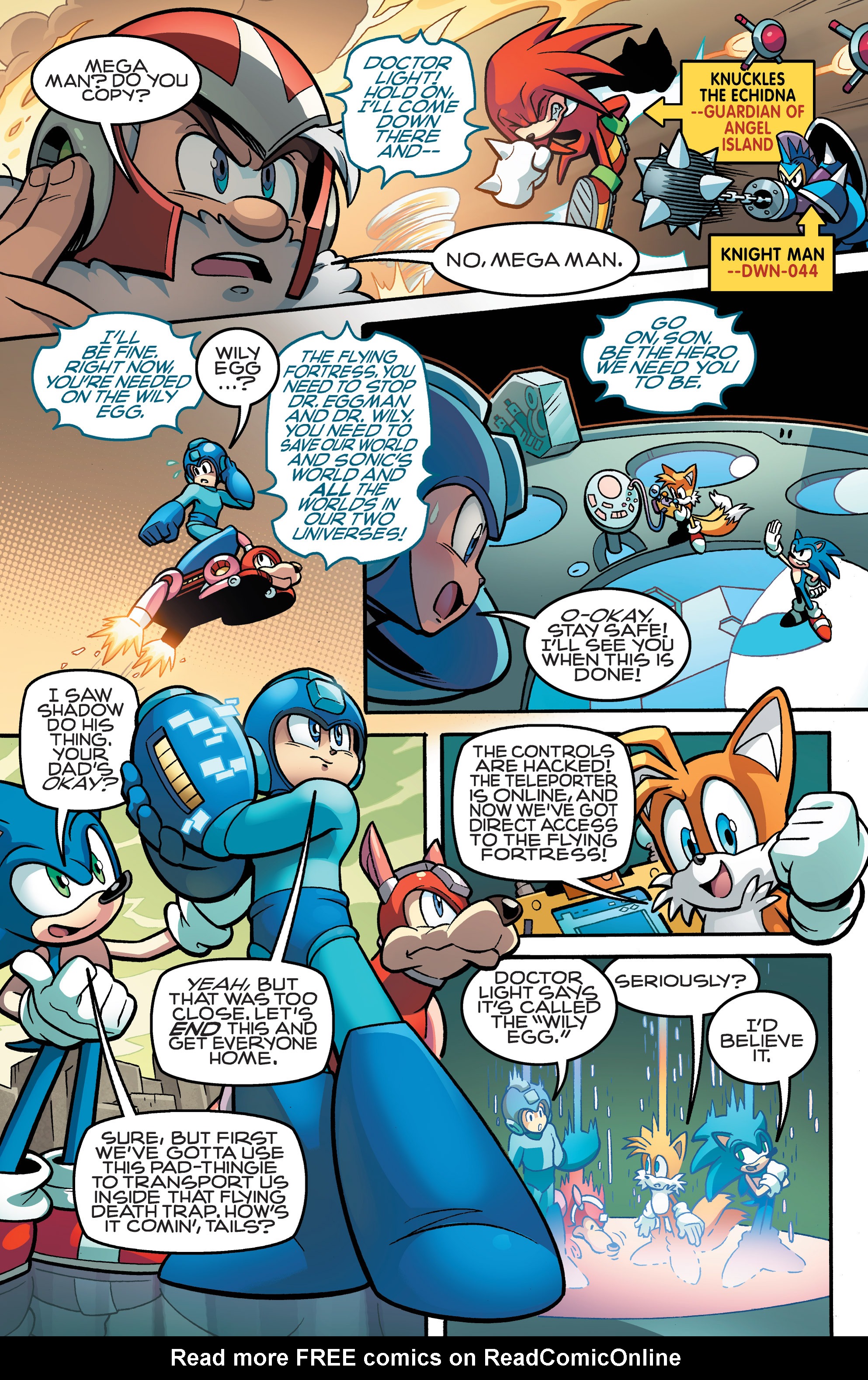 Read online Sonic Mega Man Worlds Collide comic -  Issue # Vol 3 - 53