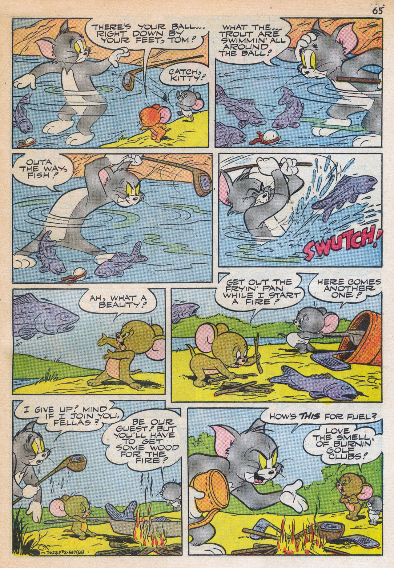 Read online Tom and Jerry's Summer Fun comic -  Issue #2 - 67