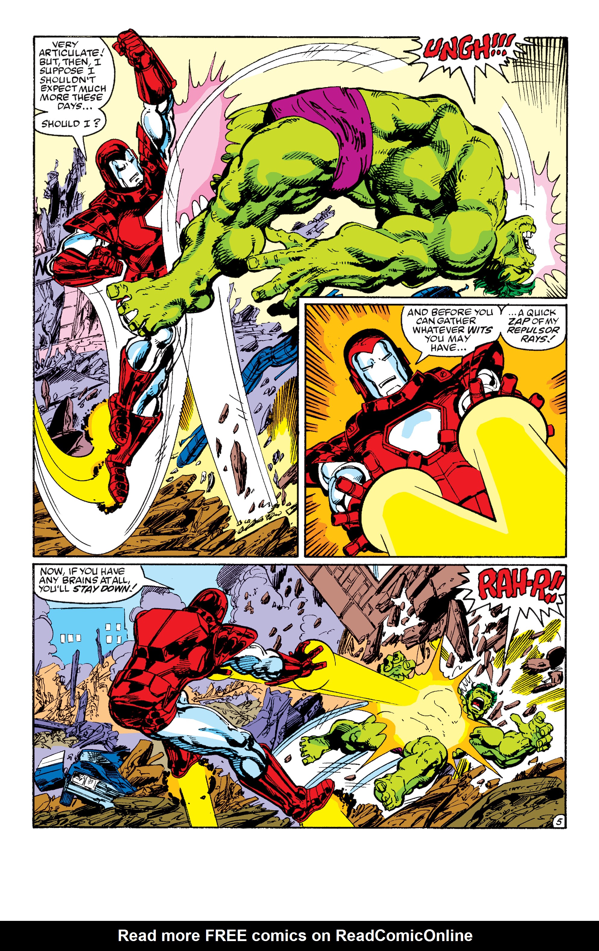 Read online Hulk vs. The Avengers comic -  Issue # TPB - 34