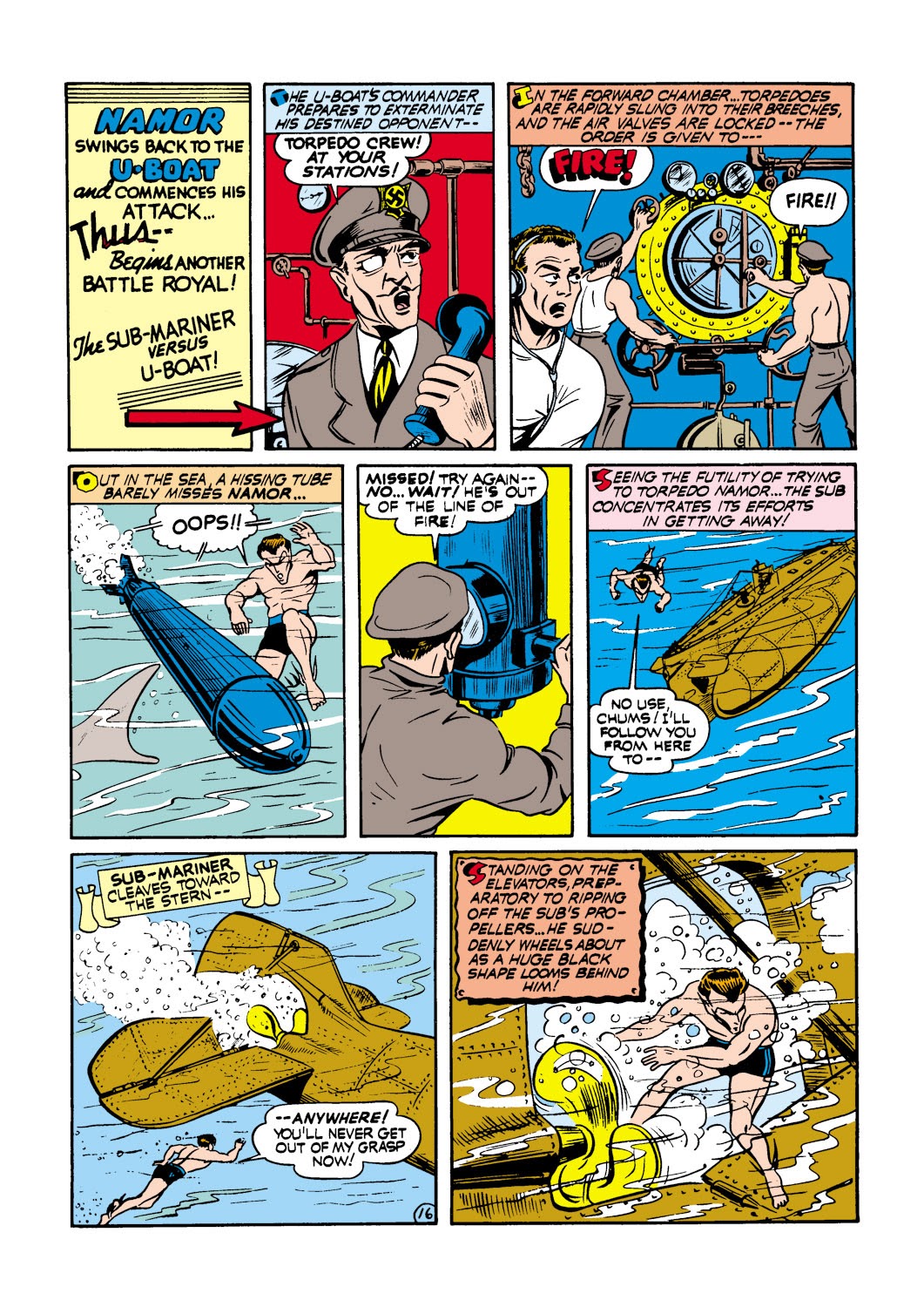Read online Sub-Mariner Comics comic -  Issue #1 - 39