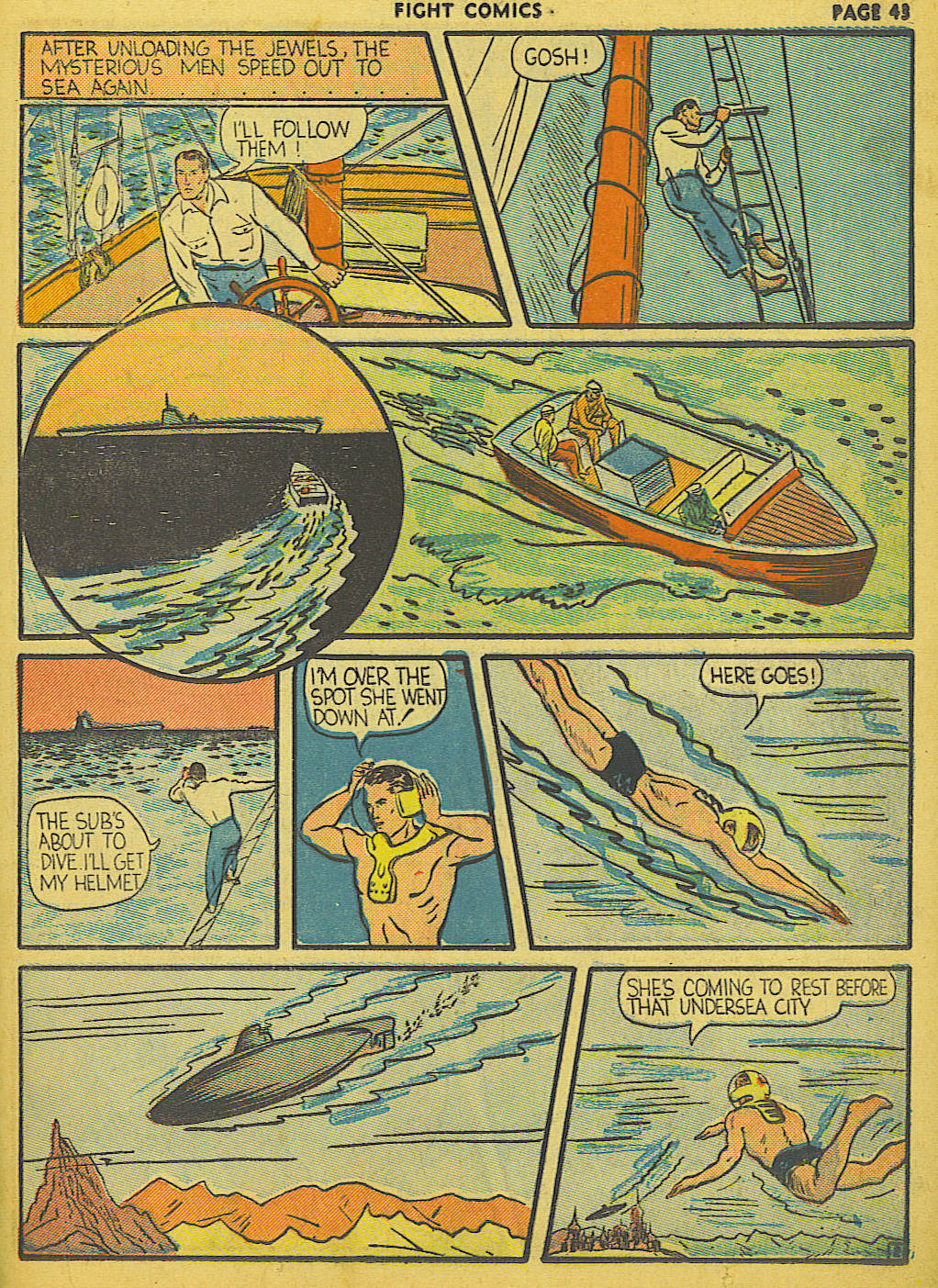 Read online Fight Comics comic -  Issue #6 - 45