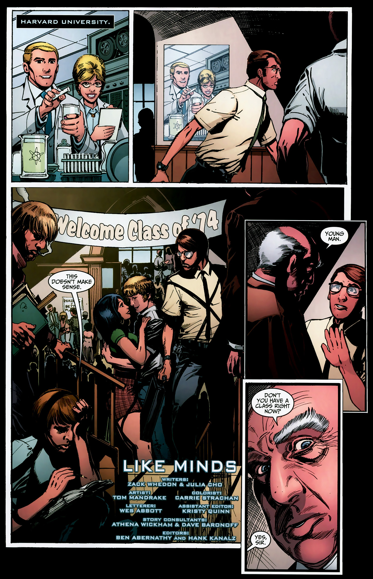 Read online Fringe comic -  Issue #1 - 2