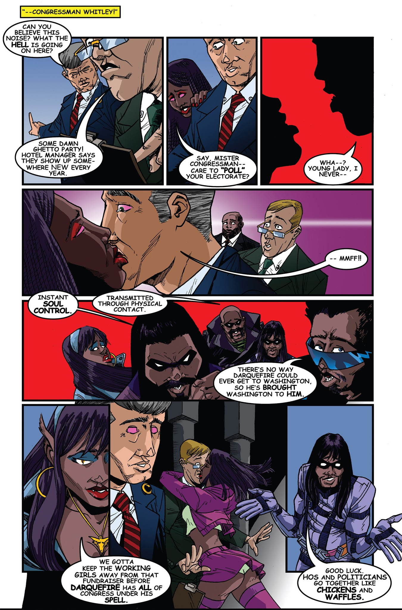 Read online Return of the Super Pimps comic -  Issue #6 - 7