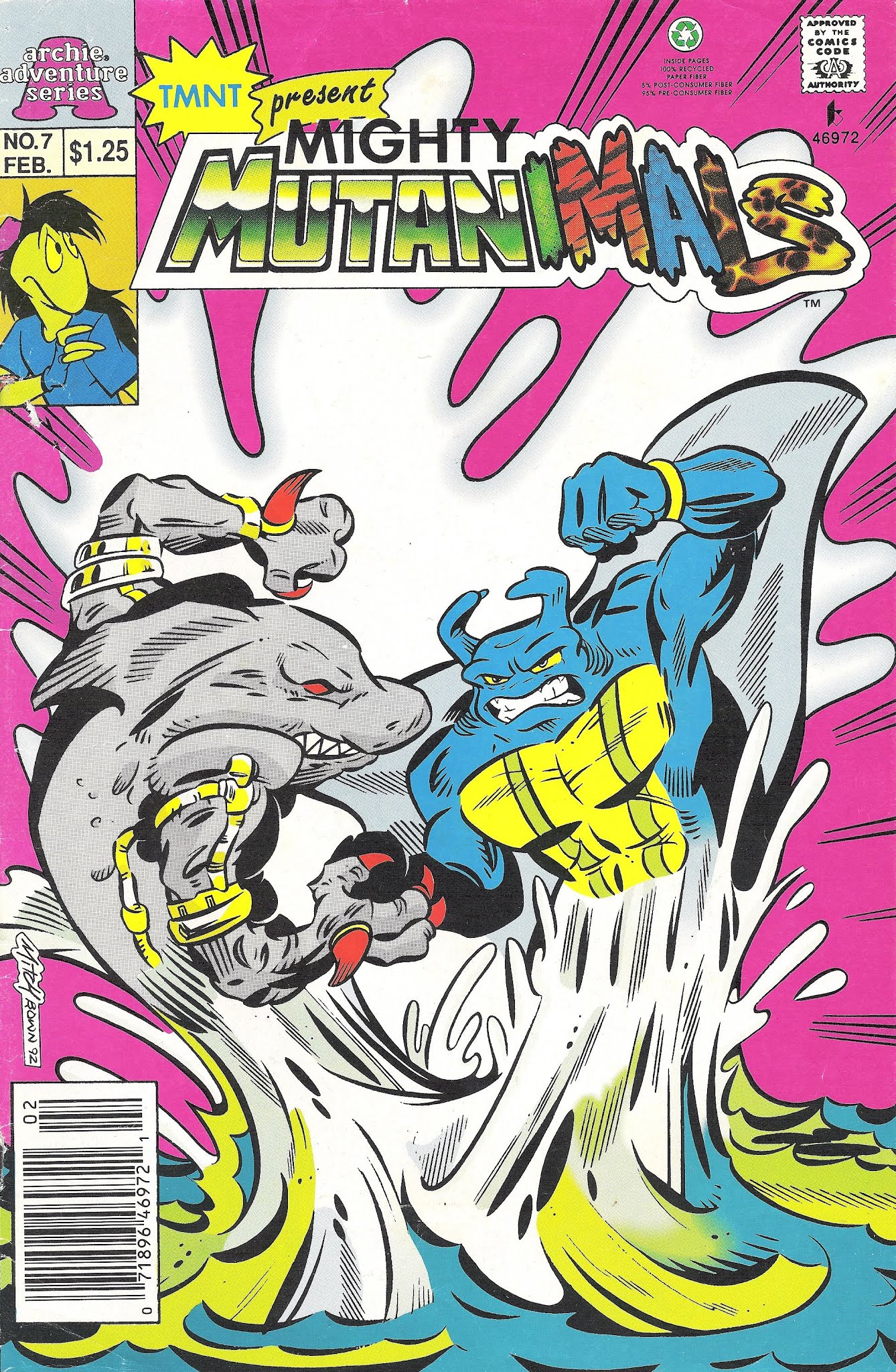 Read online Mighty Mutanimals (1992) comic -  Issue #7 - 1