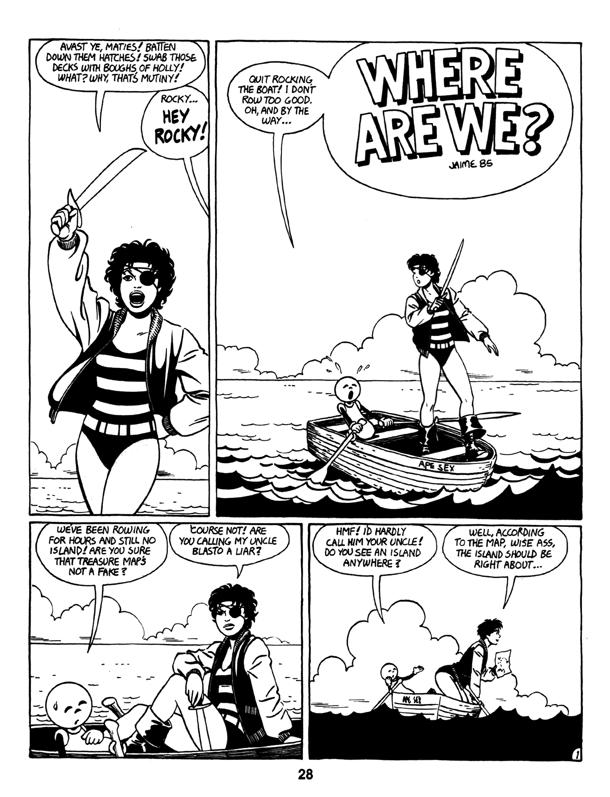 Read online Love and Rockets (1982) comic -  Issue #11 - 30