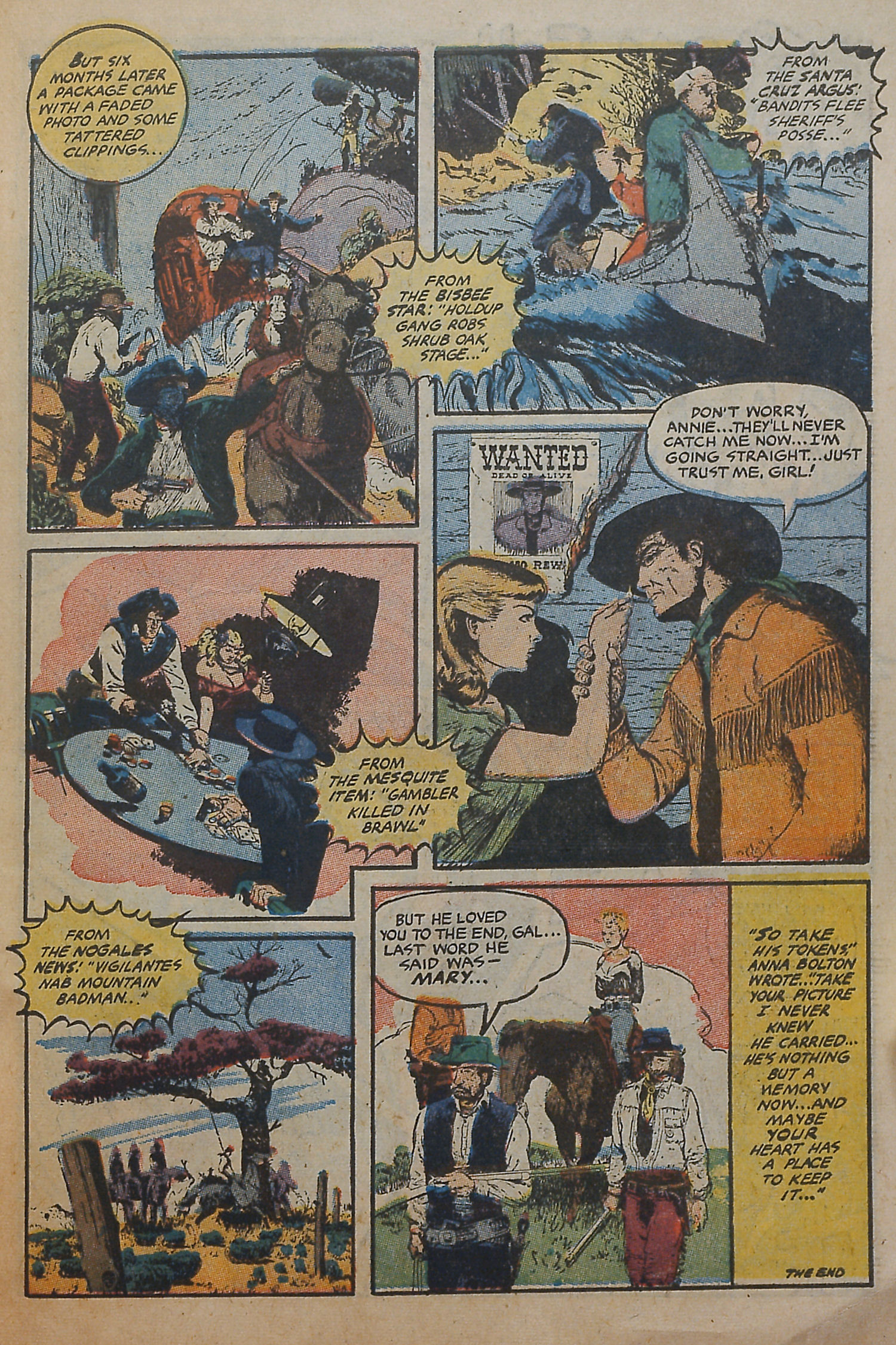 Read online Cowgirl Romances (1950) comic -  Issue #10 - 27