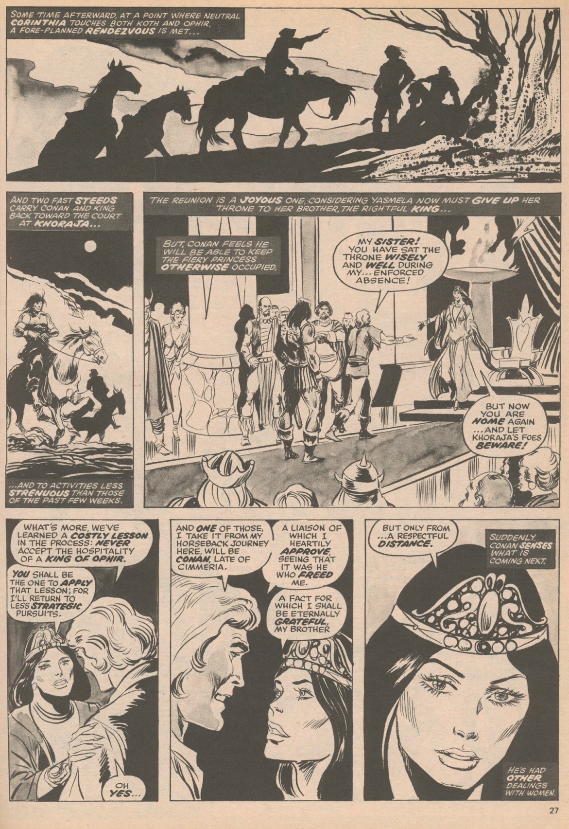 Read online The Savage Sword Of Conan comic -  Issue #3 - 27