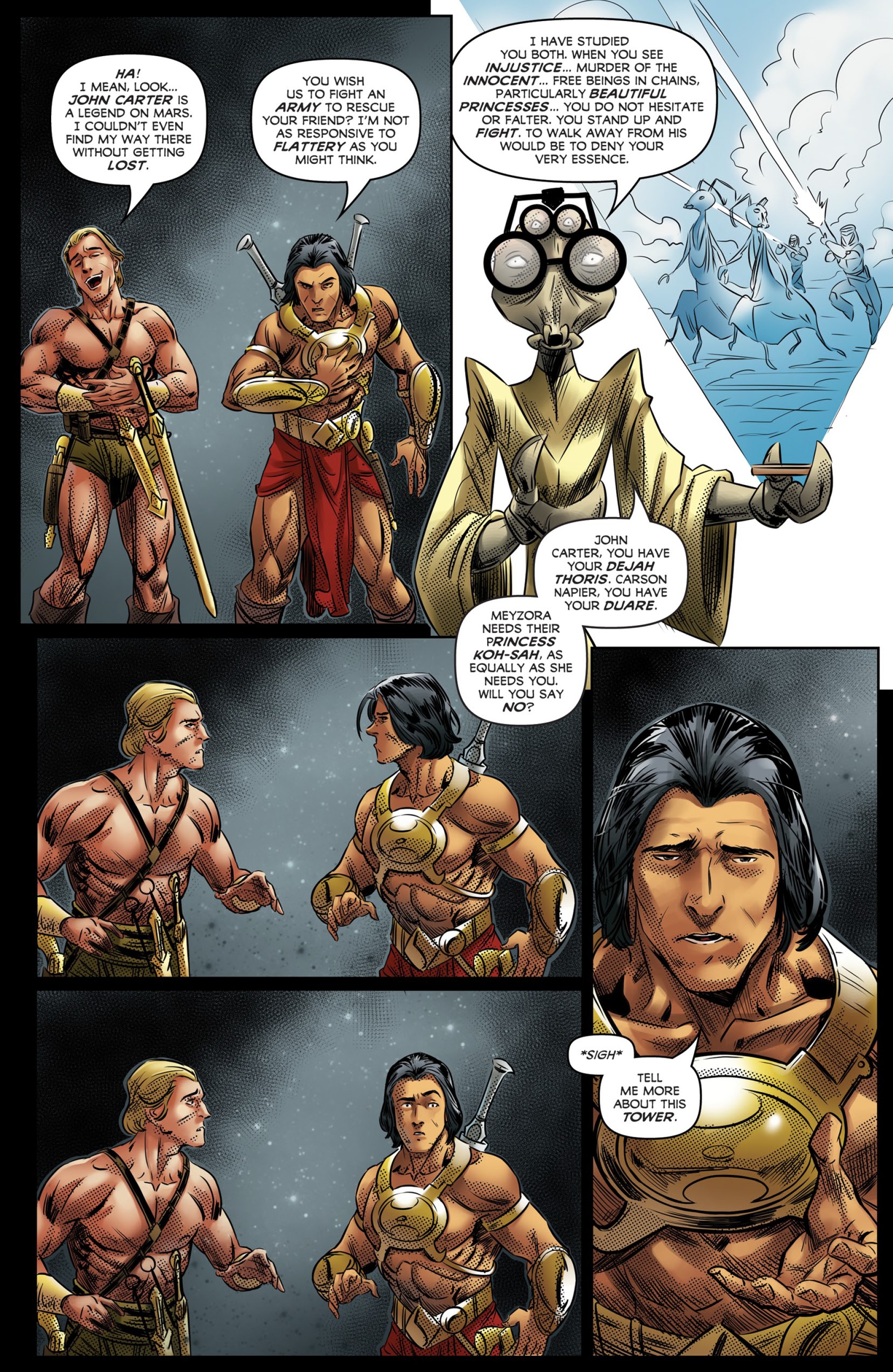 Read online Carson of Venus: Warlord of Mars comic -  Issue #1 - 8