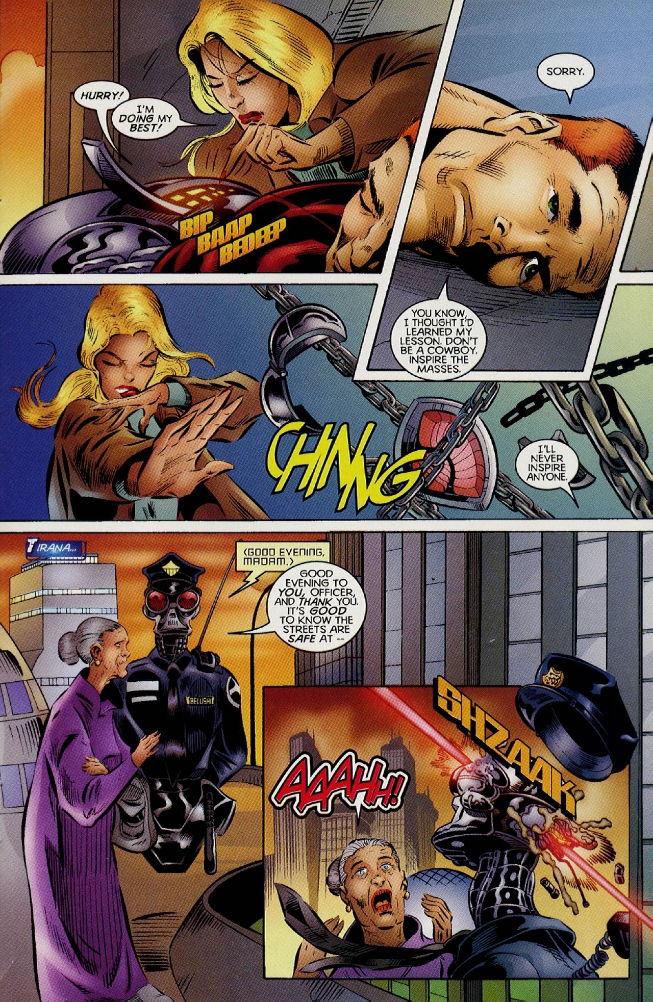 Read online Magnus Robot Fighter (1997) comic -  Issue #9 - 21