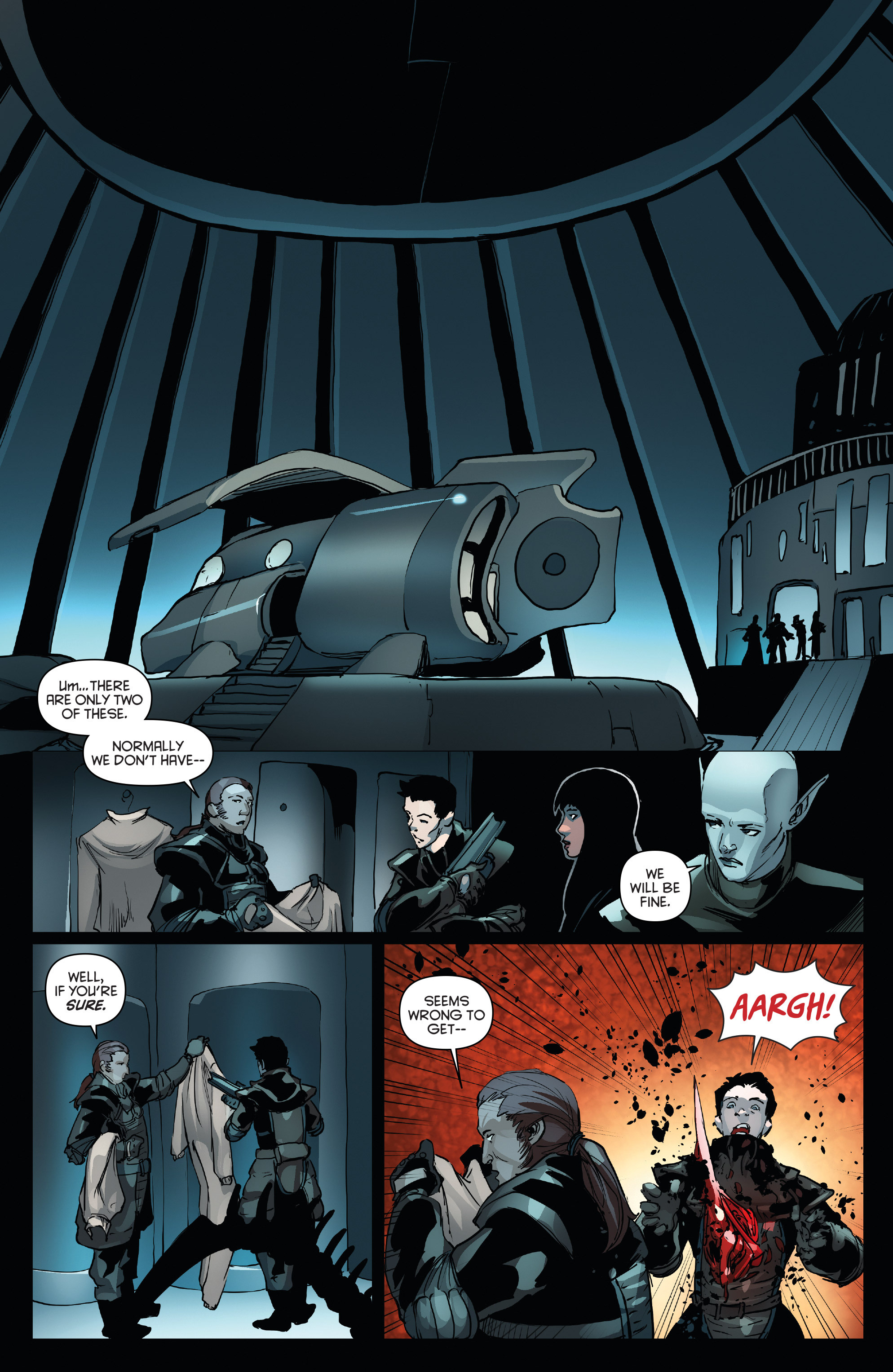 Read online Aliens/Vampirella comic -  Issue #6 - 17