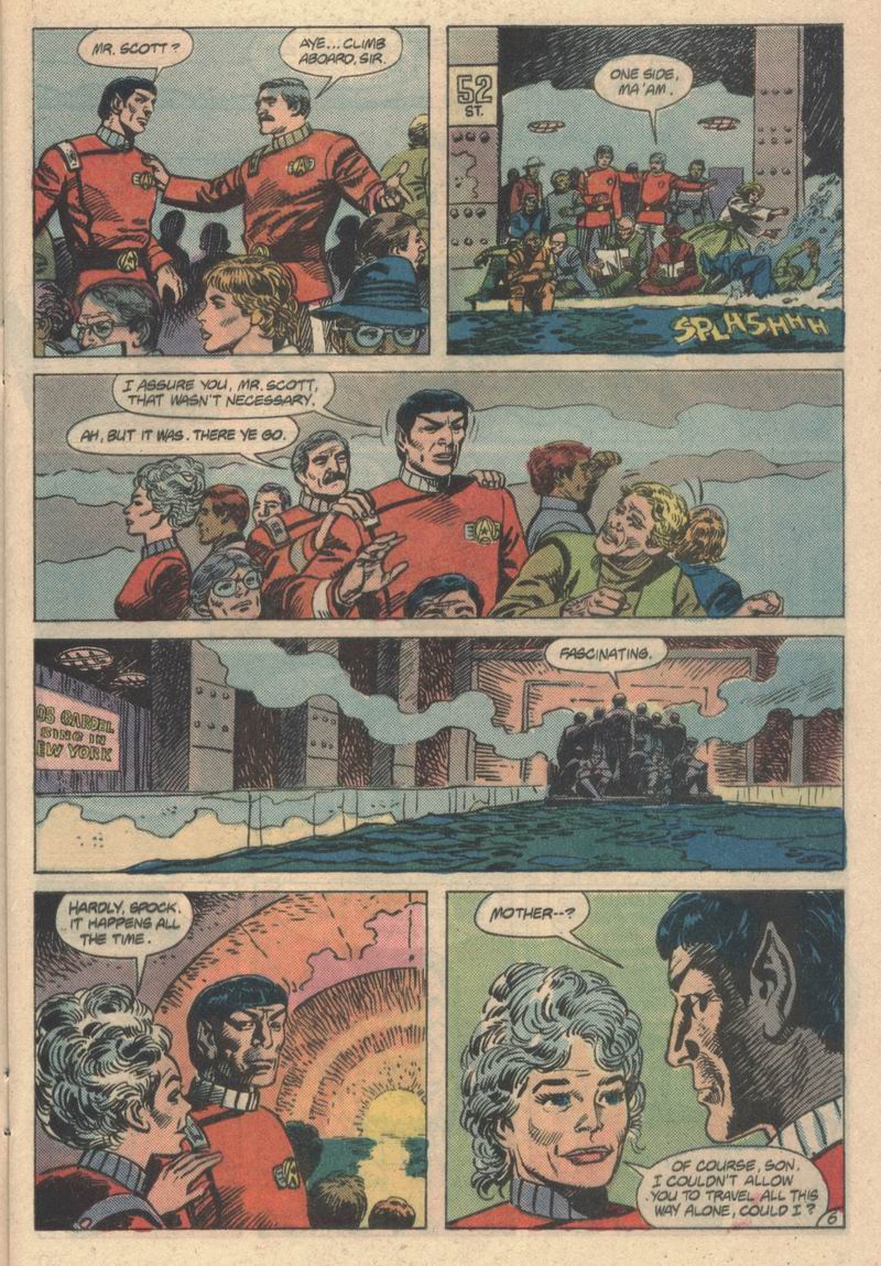 Read online Star Trek (1984) comic -  Issue #21 - 7