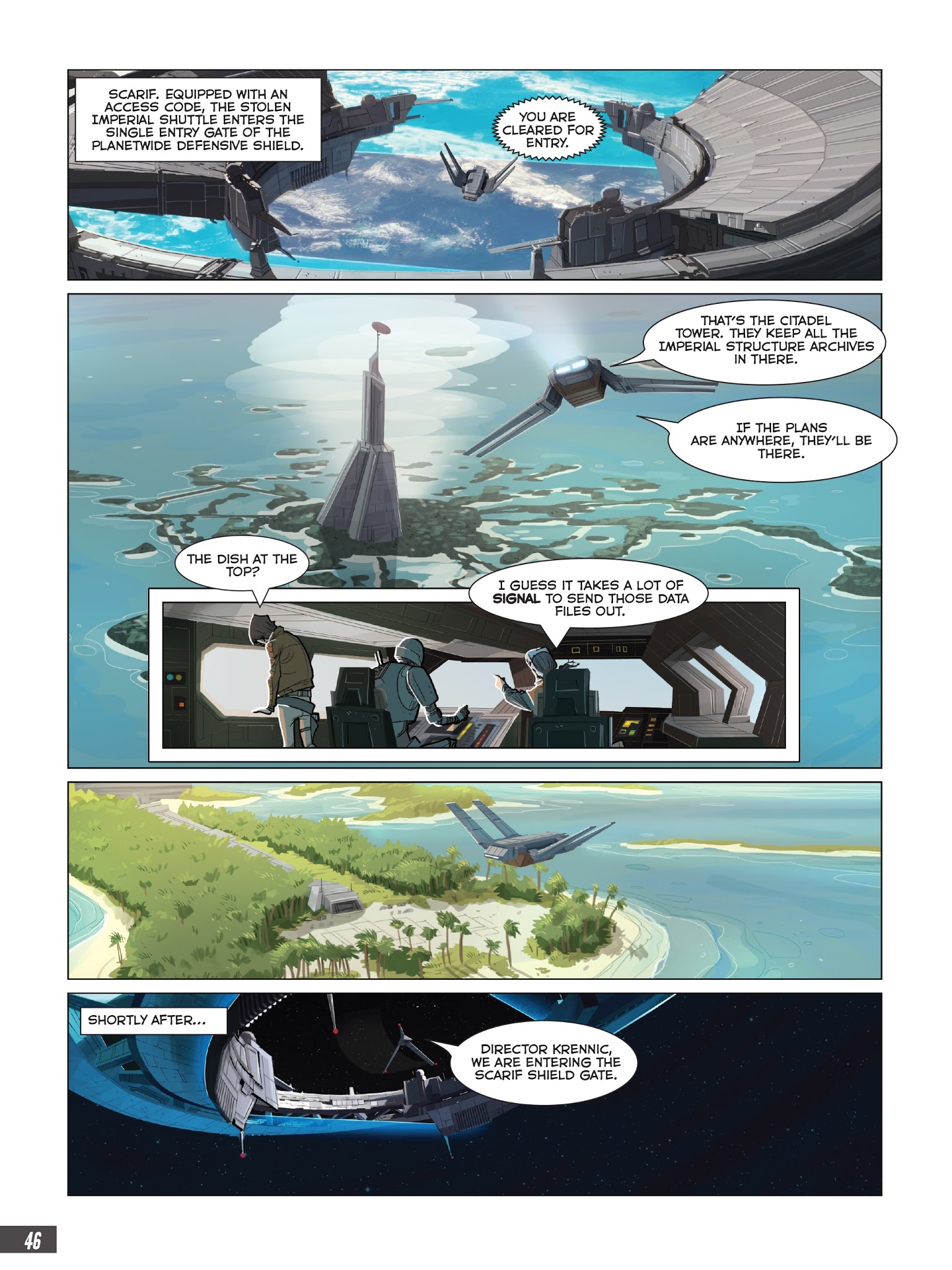 Read online Star Wars: Rogue One Graphic Novel Adaptation comic -  Issue # TPB - 45