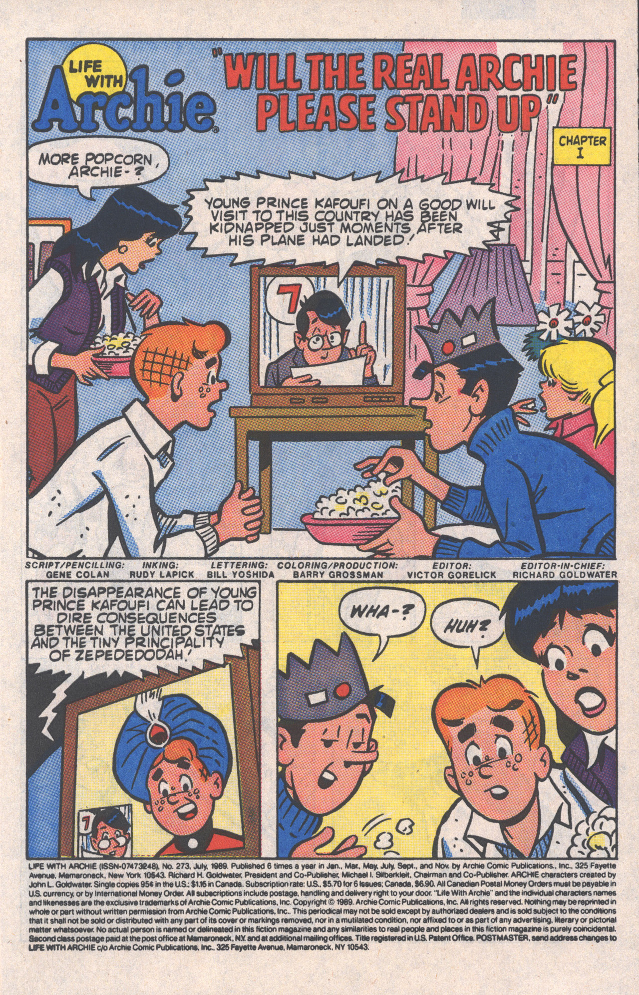 Read online Life With Archie (1958) comic -  Issue #273 - 3
