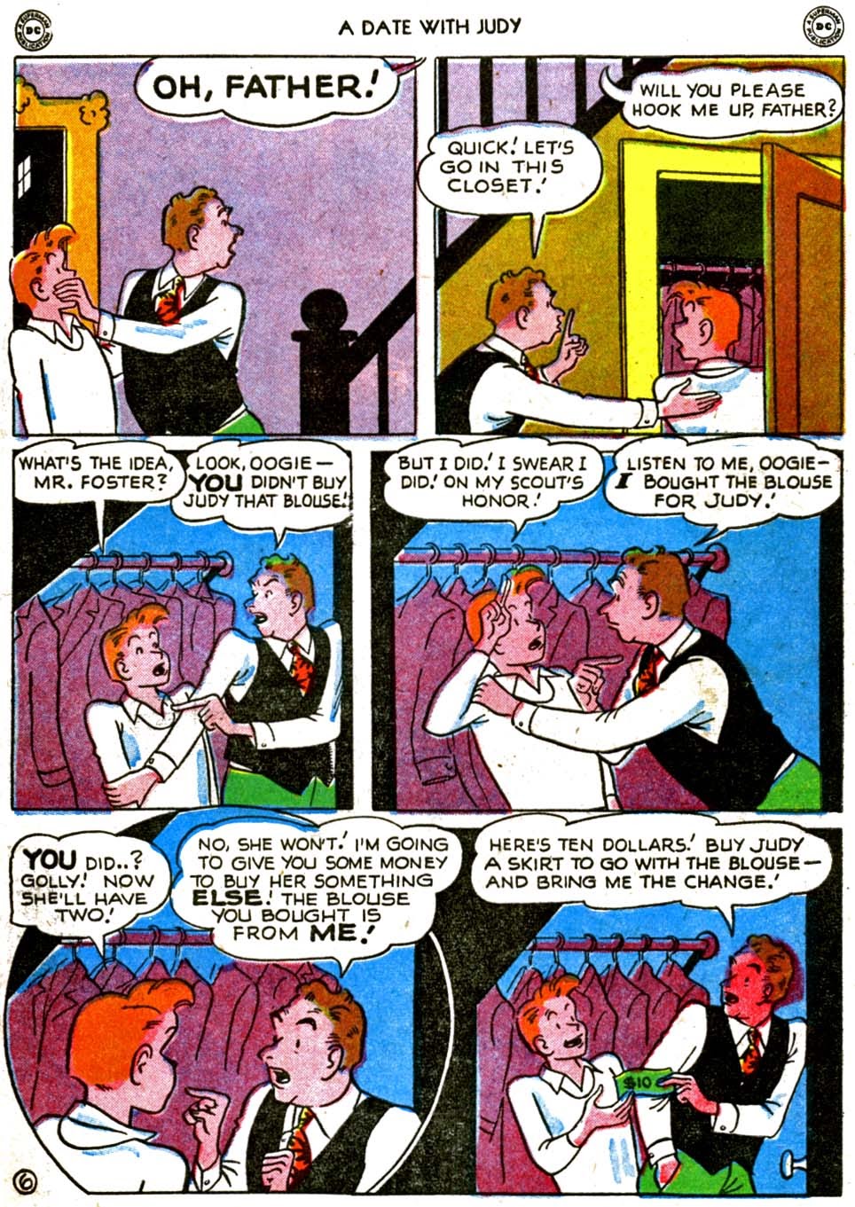 Read online A Date with Judy comic -  Issue #12 - 45