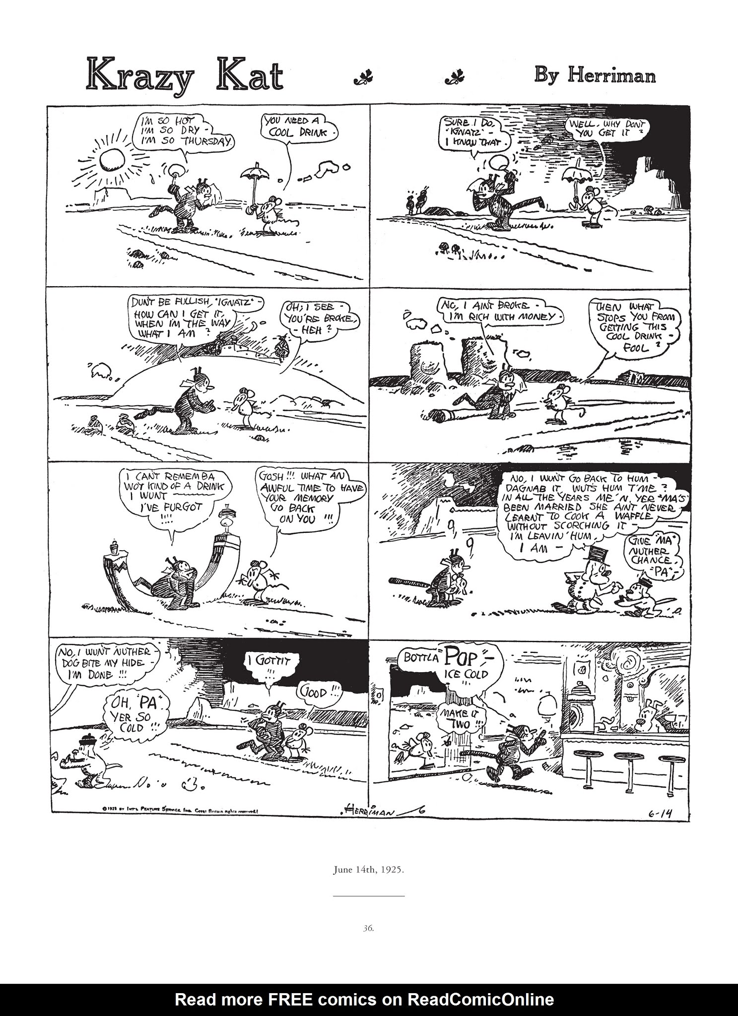 Read online Krazy & Ignatz comic -  Issue # TPB 4 - 37