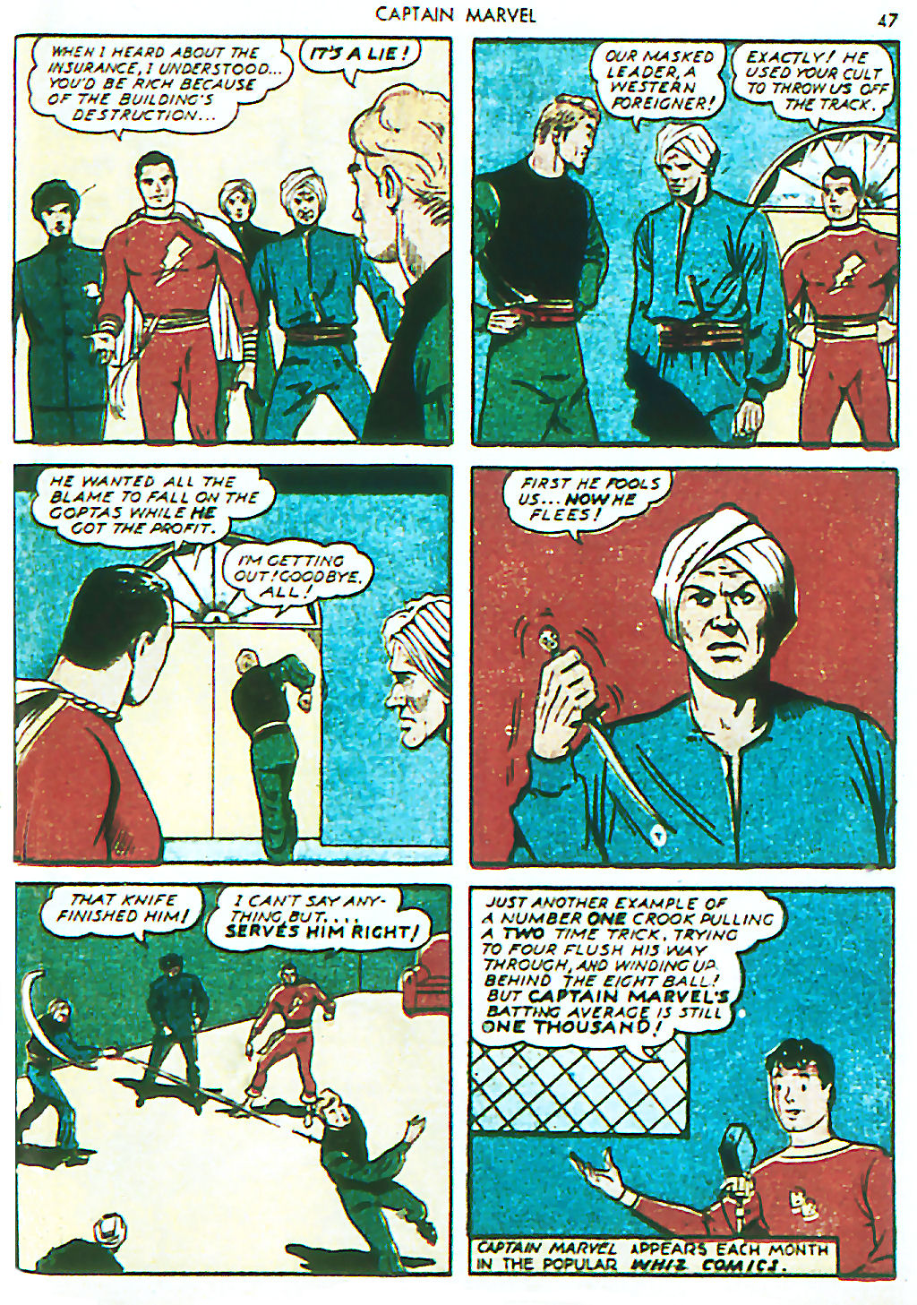 Read online Captain Marvel Adventures comic -  Issue #3 - 50