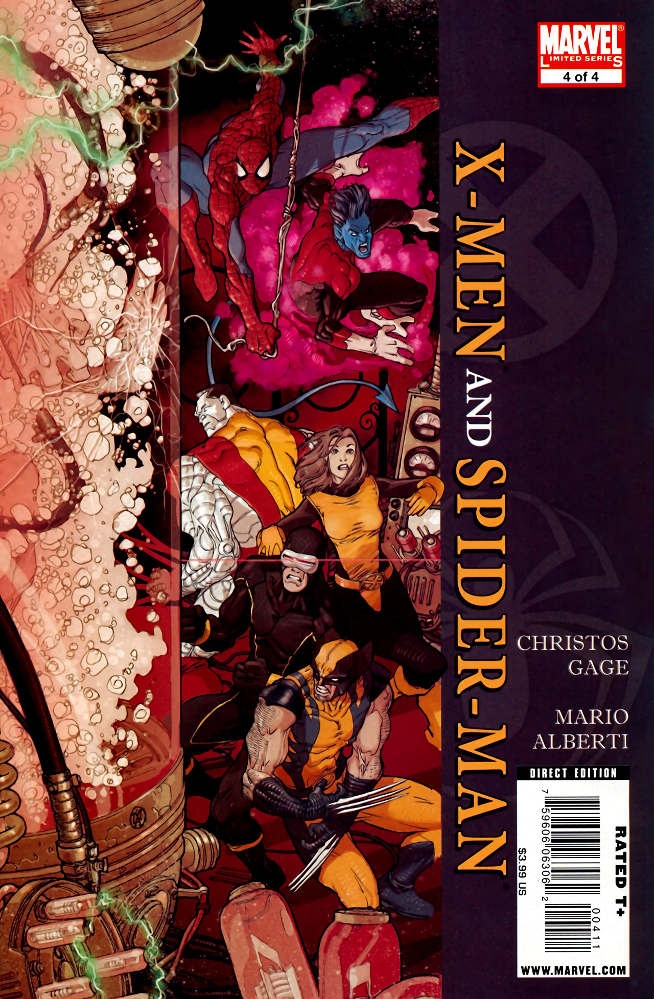Read online X-Men/Spider-Man comic -  Issue #4 - 1