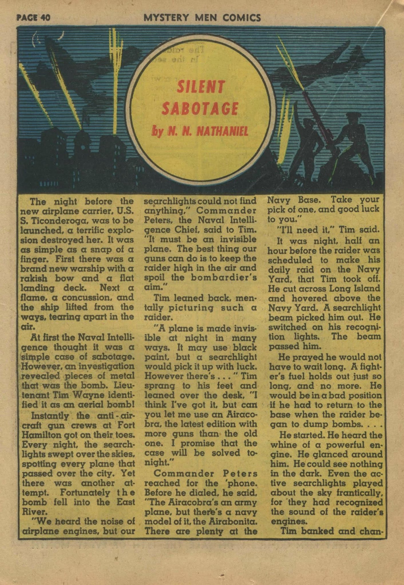 Read online Mystery Men Comics comic -  Issue #21 - 42