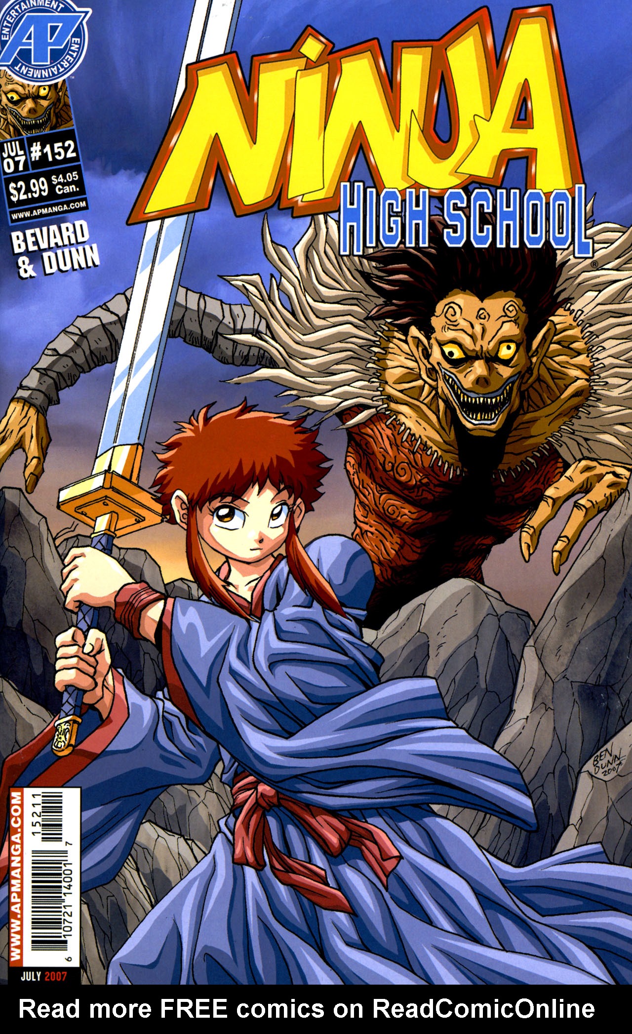 Read online Ninja High School (1986) comic -  Issue #152 - 1