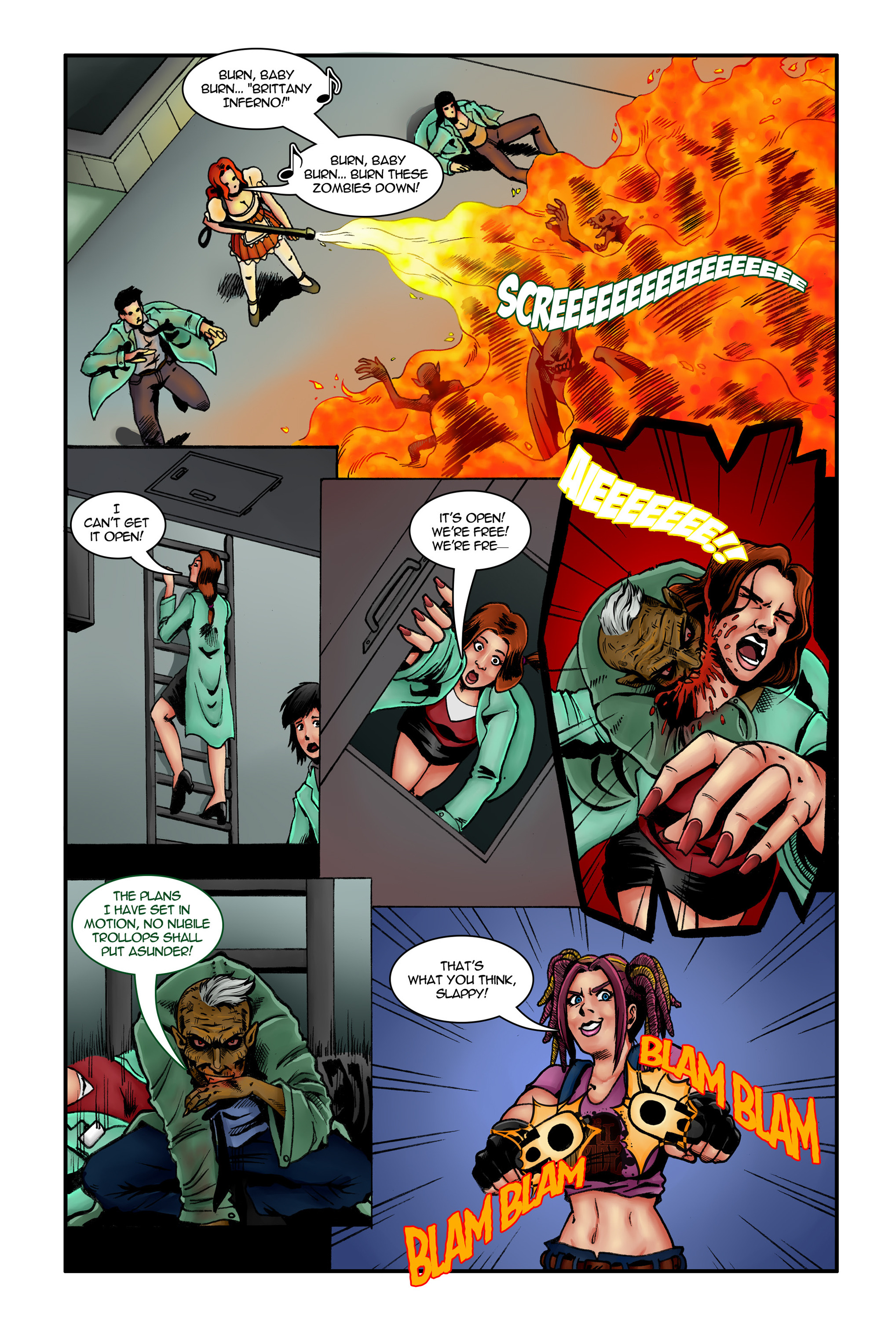 Read online Chaos Campus: Sorority Girls Vs. Zombies comic -  Issue #22 - 22