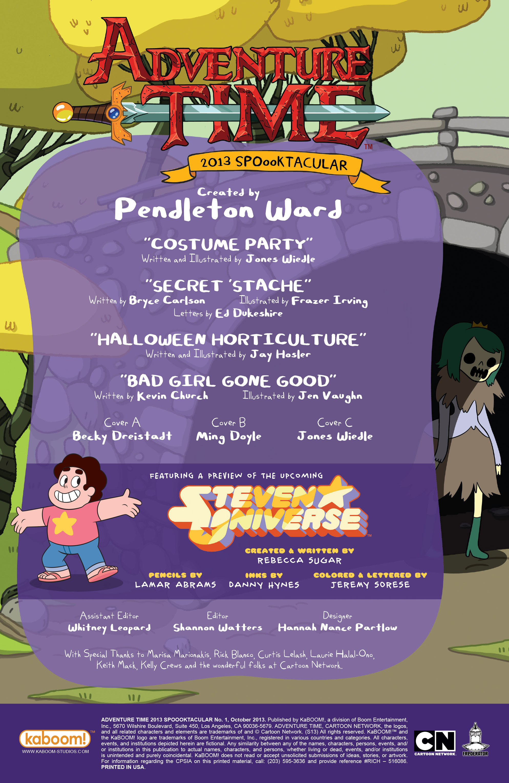 Read online Adventure Time 2013 Spoooktacular comic -  Issue # Full - 4