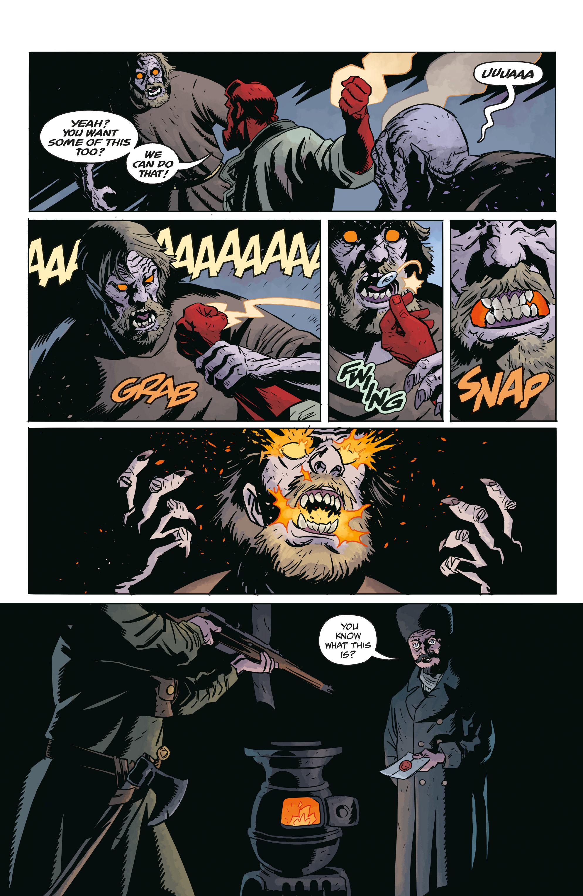 Read online Hellboy and the B.P.R.D.: Long Night at Goloski Station comic -  Issue # Full - 18