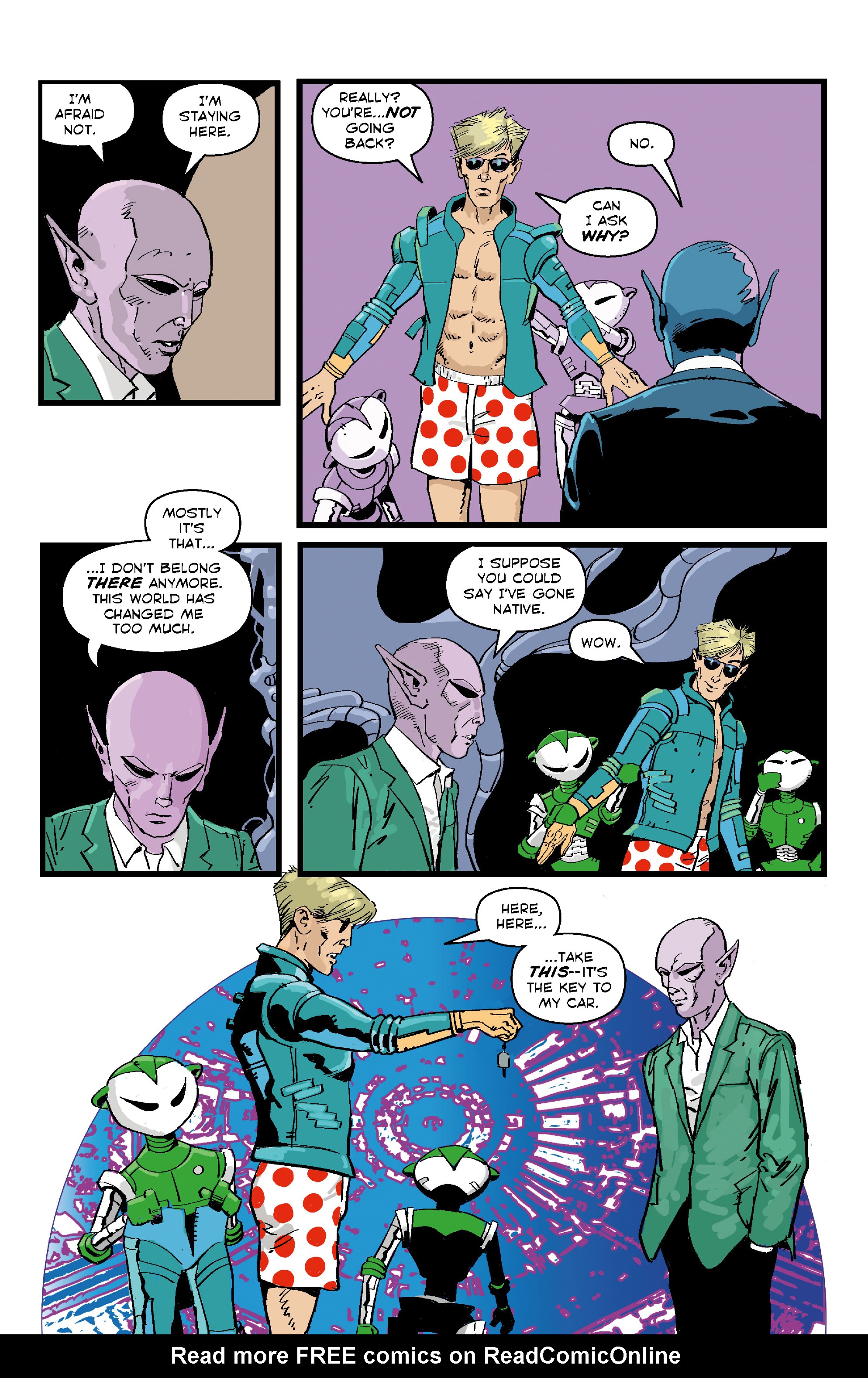 Read online Resident Alien: Your Ride's Here comic -  Issue #6 - 15