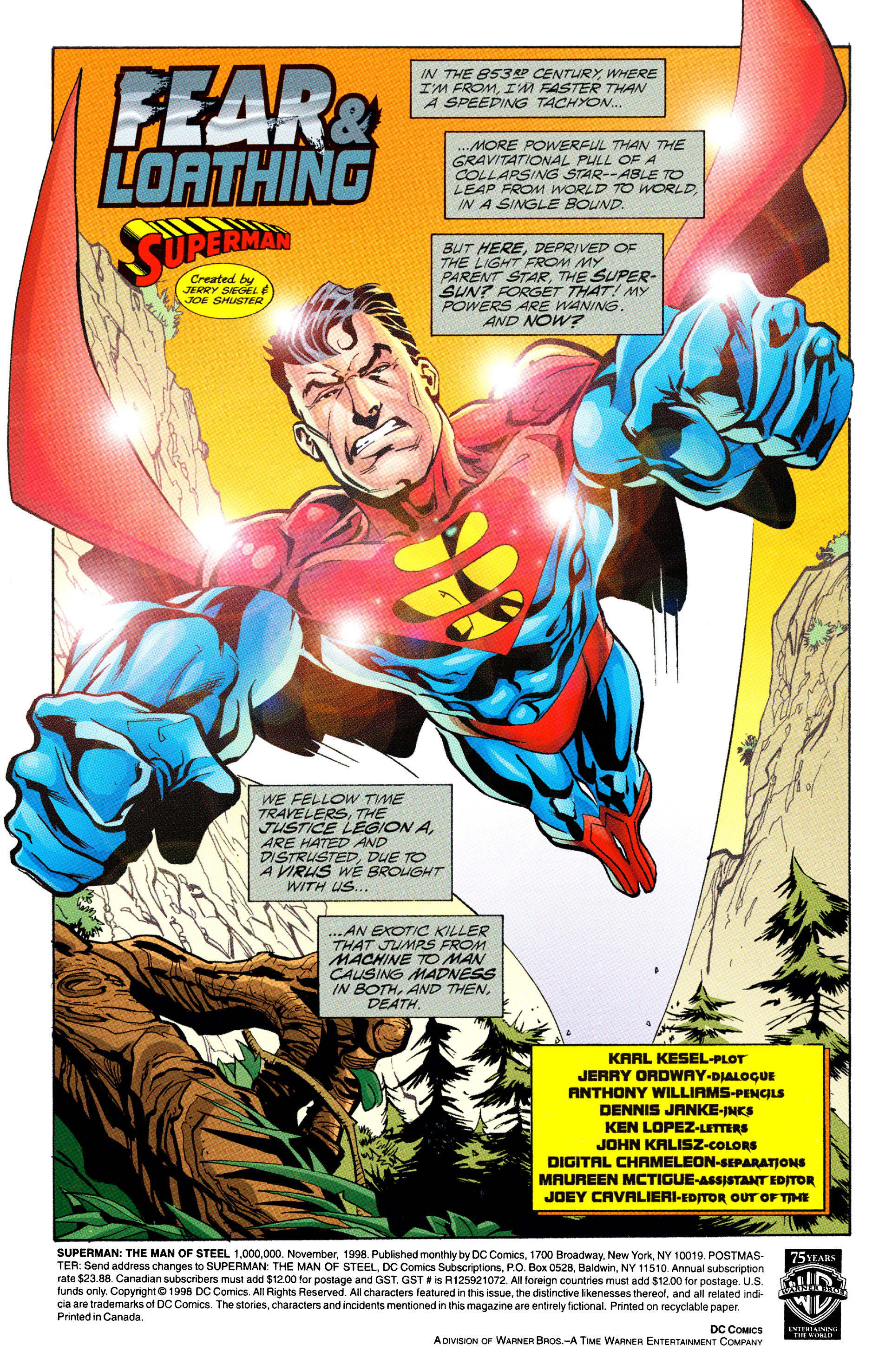Read online Superman: The Man of Steel (1991) comic -  Issue #1,000,000 - 3