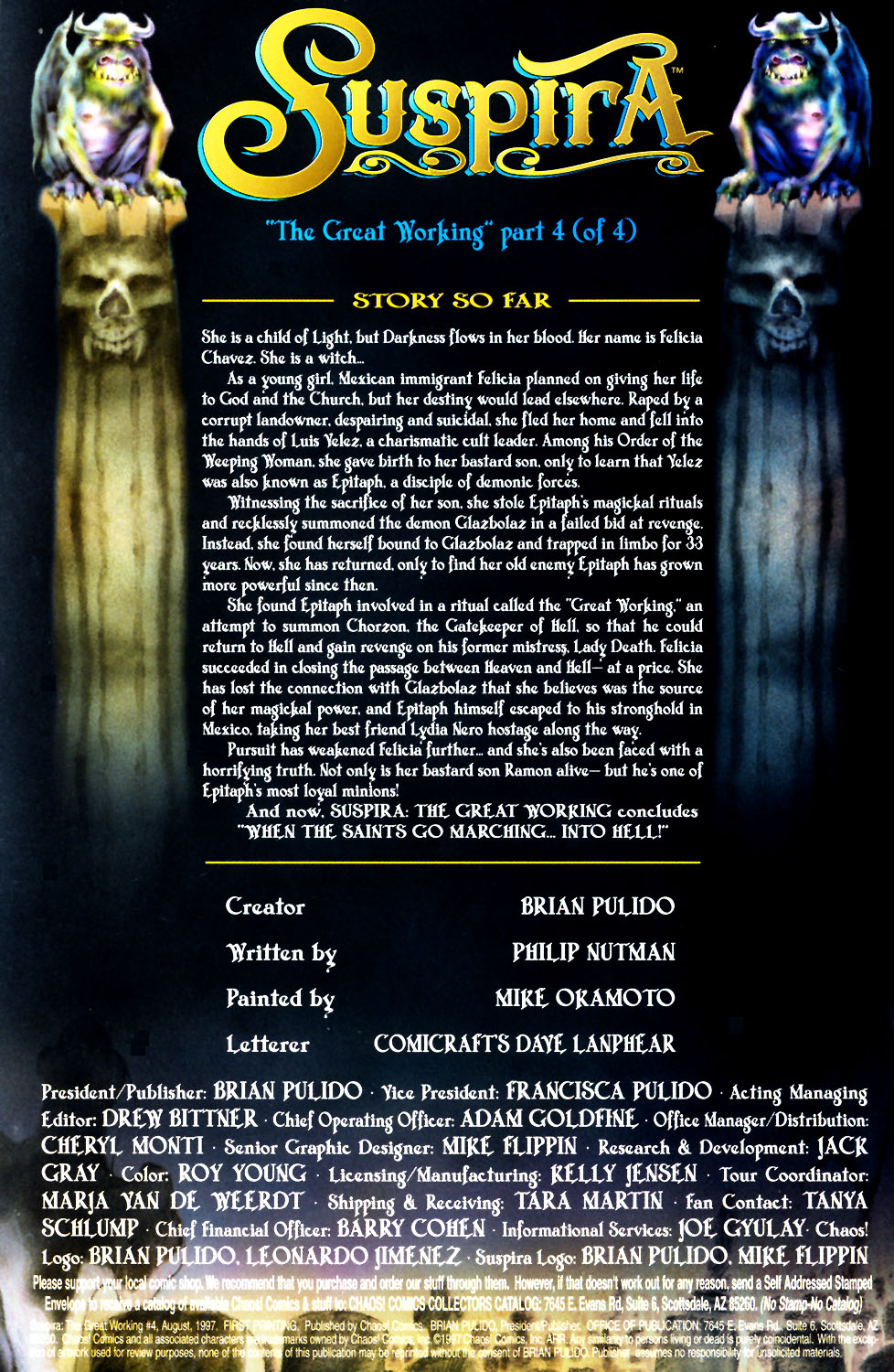 Read online Suspira: The Great Working comic -  Issue #4 - 2