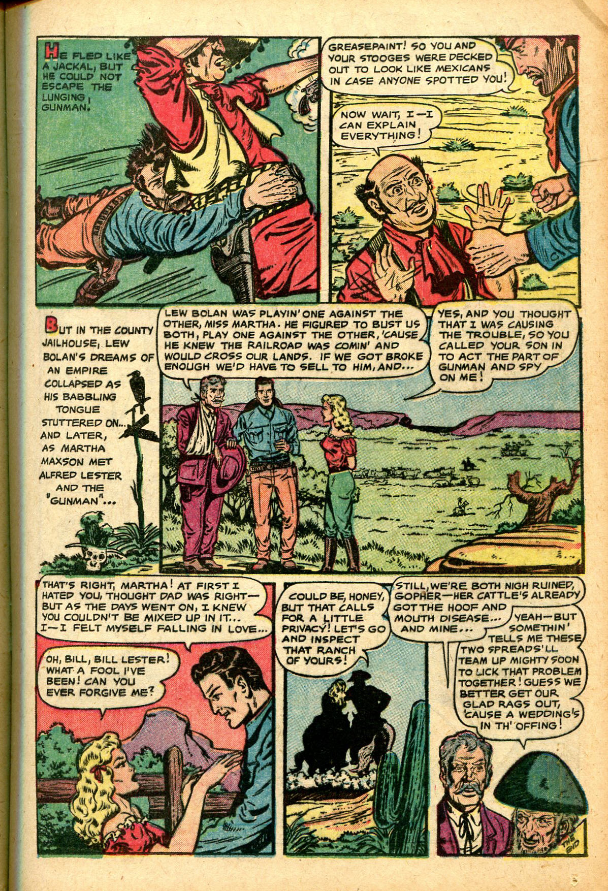Read online Cowgirl Romances (1950) comic -  Issue #7 - 13