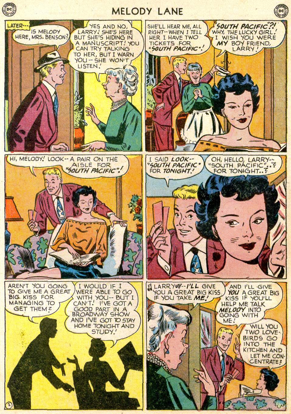 Read online Miss Melody Lane of Broadway comic -  Issue #3 - 16