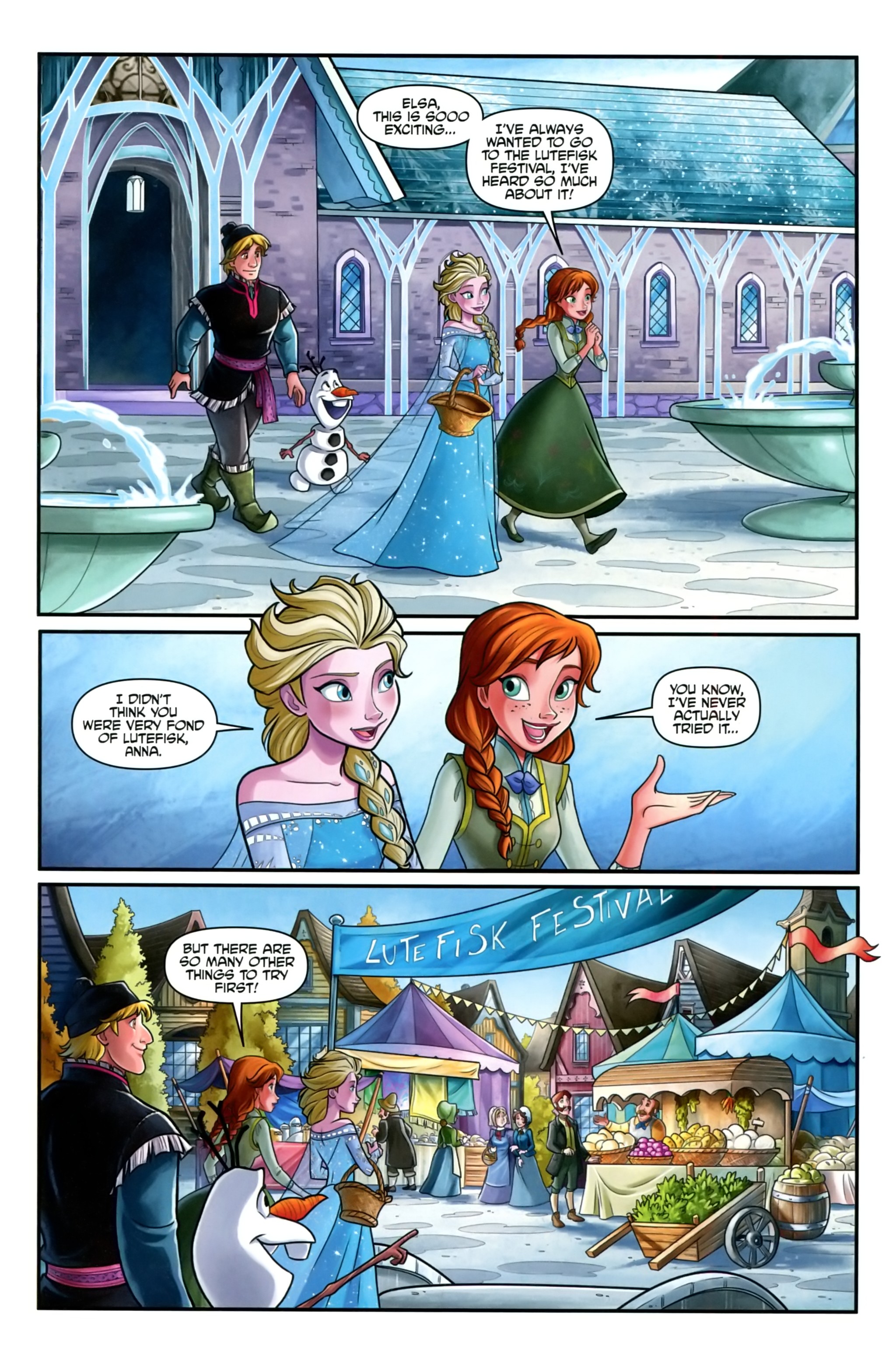 Read online Disney Frozen comic -  Issue #1 - 4