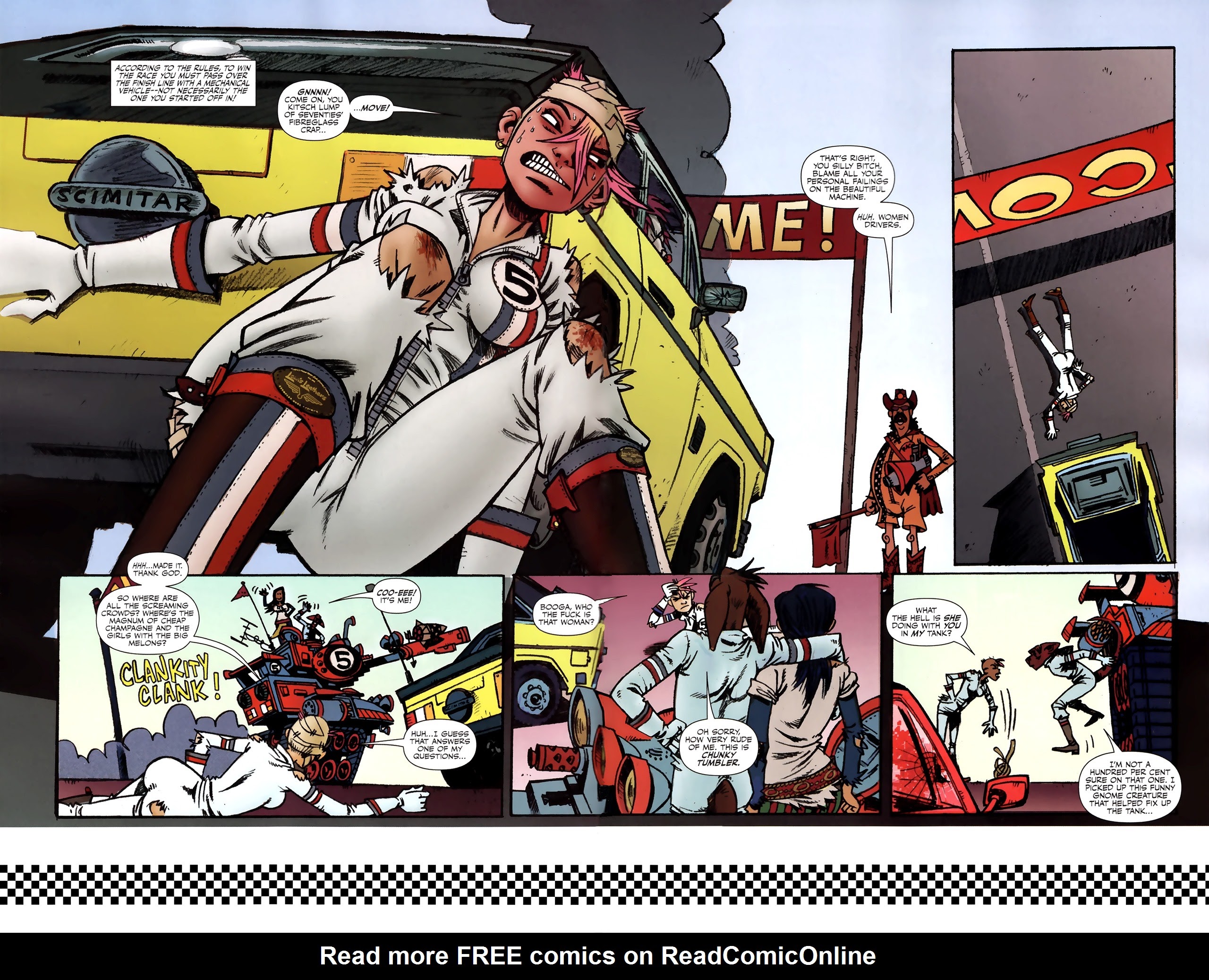 Read online Tank Girl: Skidmarks comic -  Issue #3 - 7