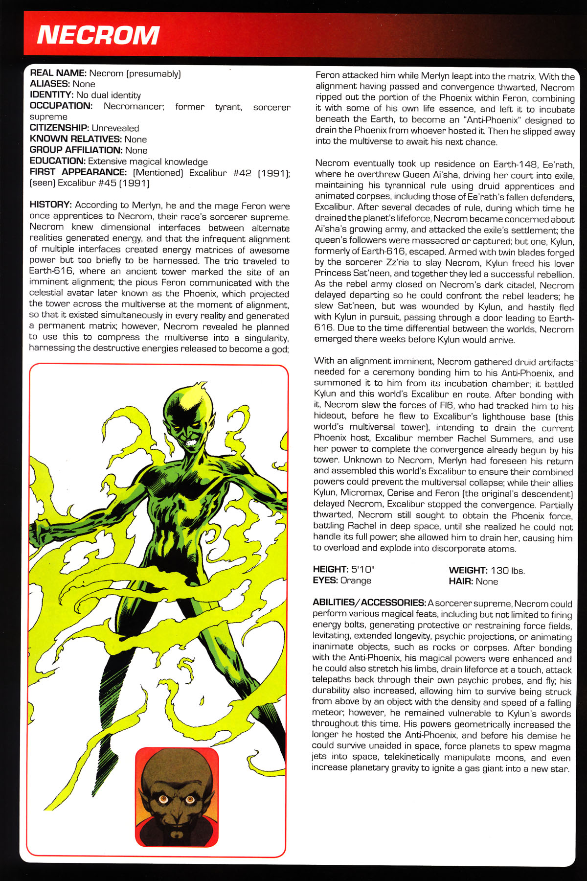 Read online Marvel Legacy:  The 1990's Handbook comic -  Issue # Full - 38