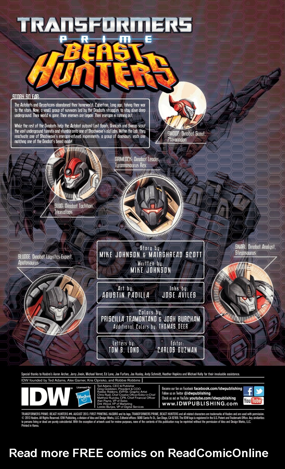 Read online Transformers Prime: Beast Hunters comic -  Issue #4 - 2