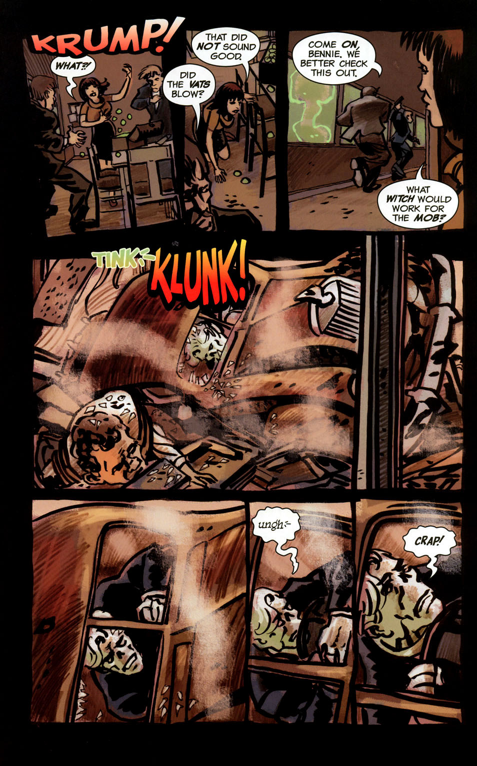 Read online Frankenstein Mobster comic -  Issue #5 - 19