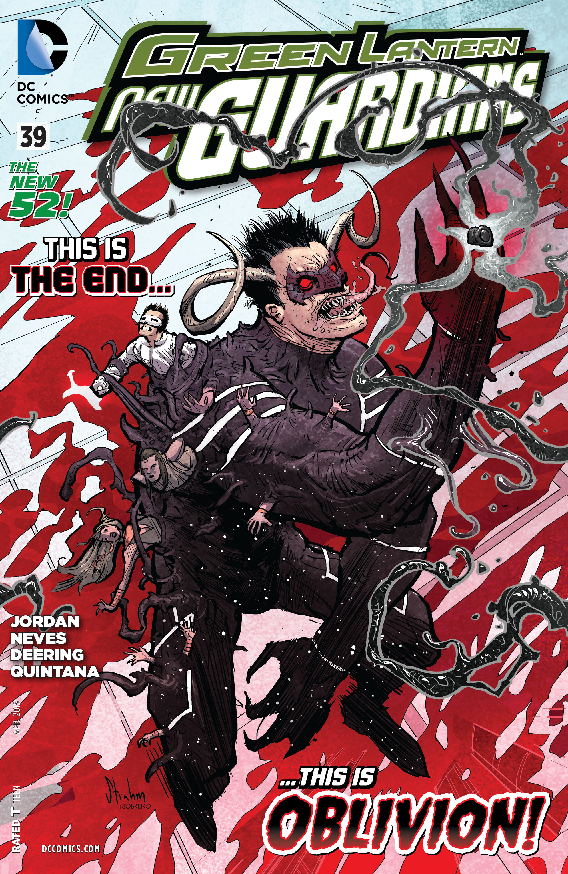 Read online Green Lantern: New Guardians comic -  Issue #39 - 1