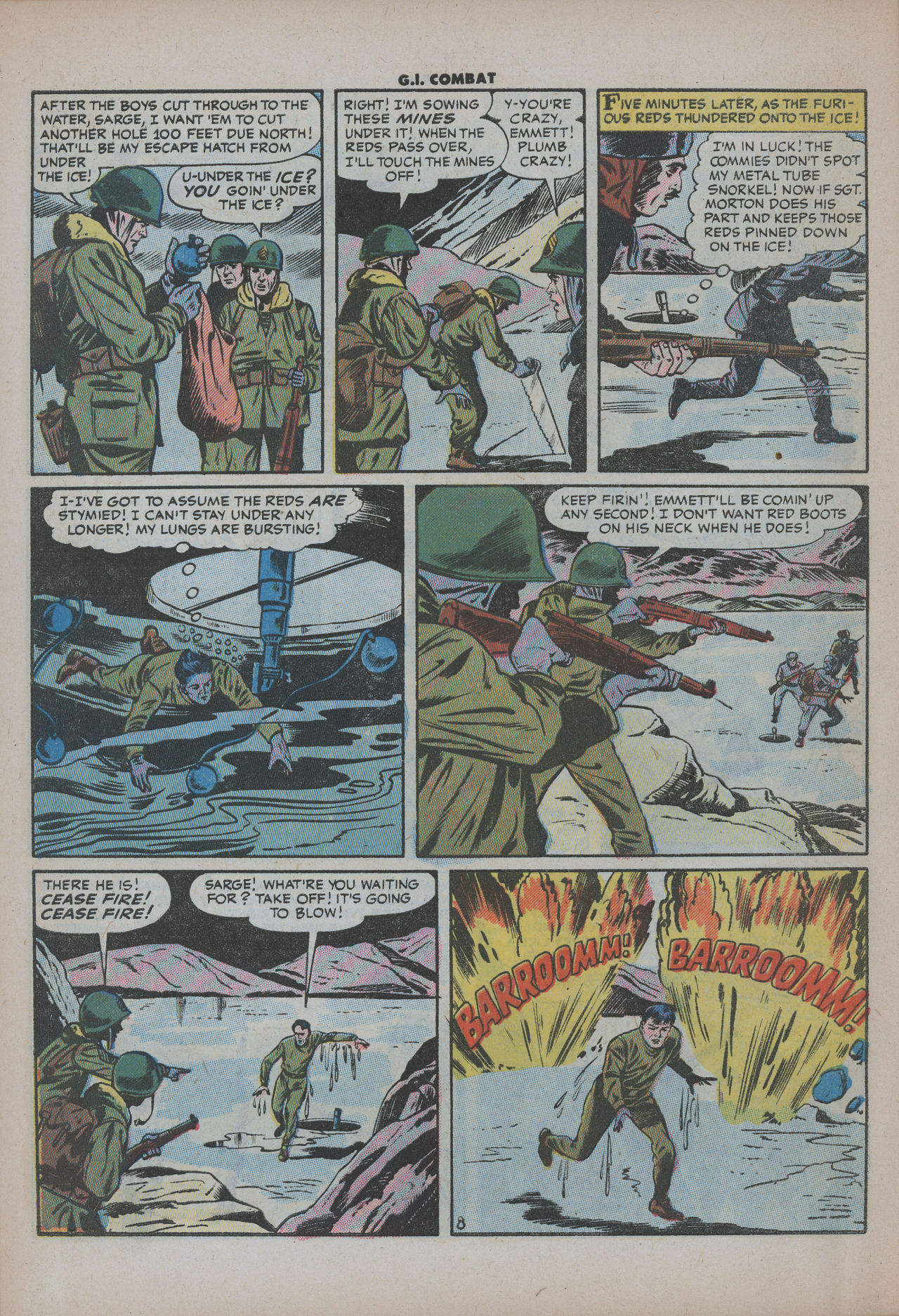 Read online G.I. Combat (1952) comic -  Issue #42 - 10