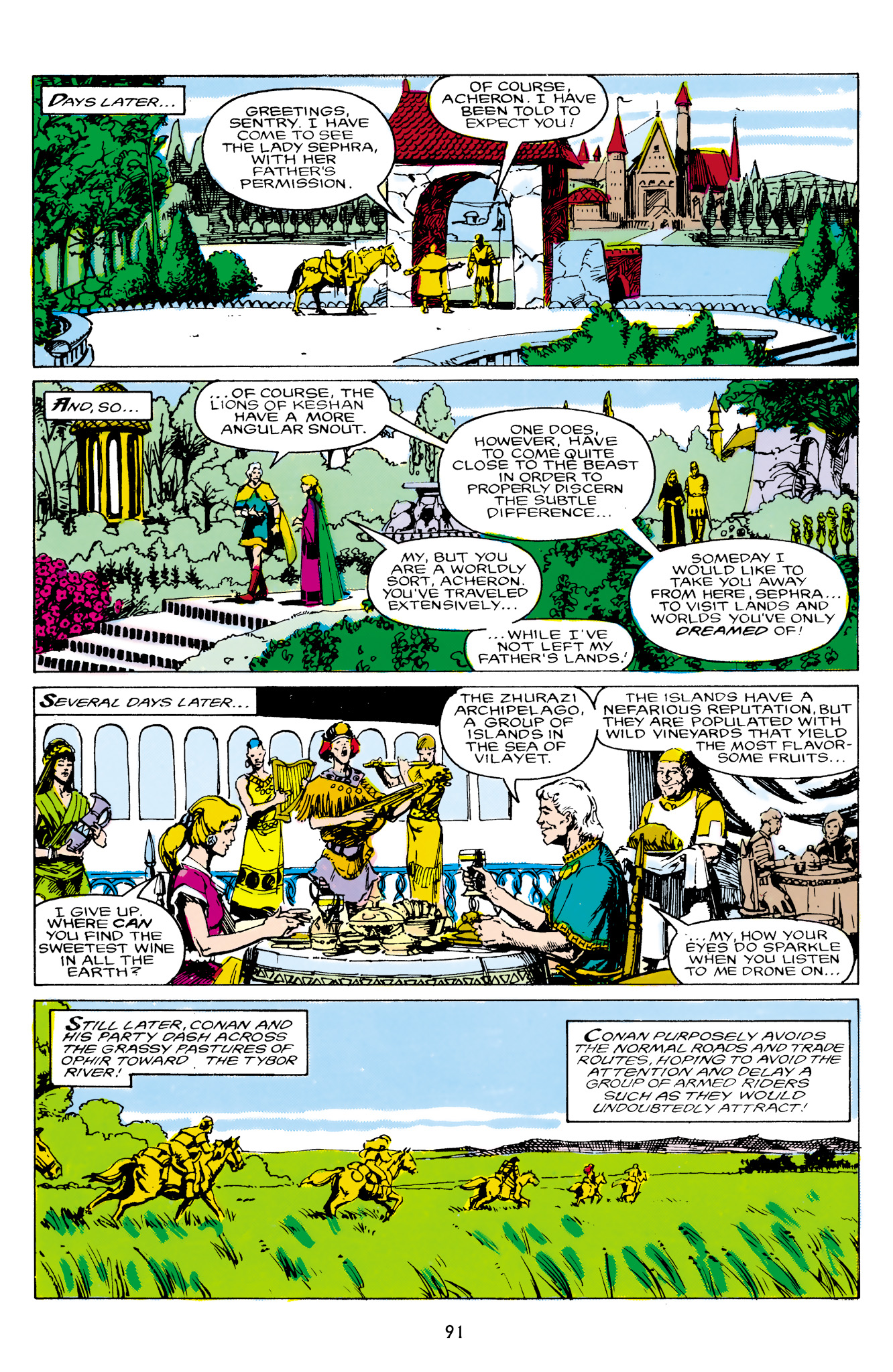 Read online The Chronicles of Conan comic -  Issue # TPB 26 (Part 1) - 91