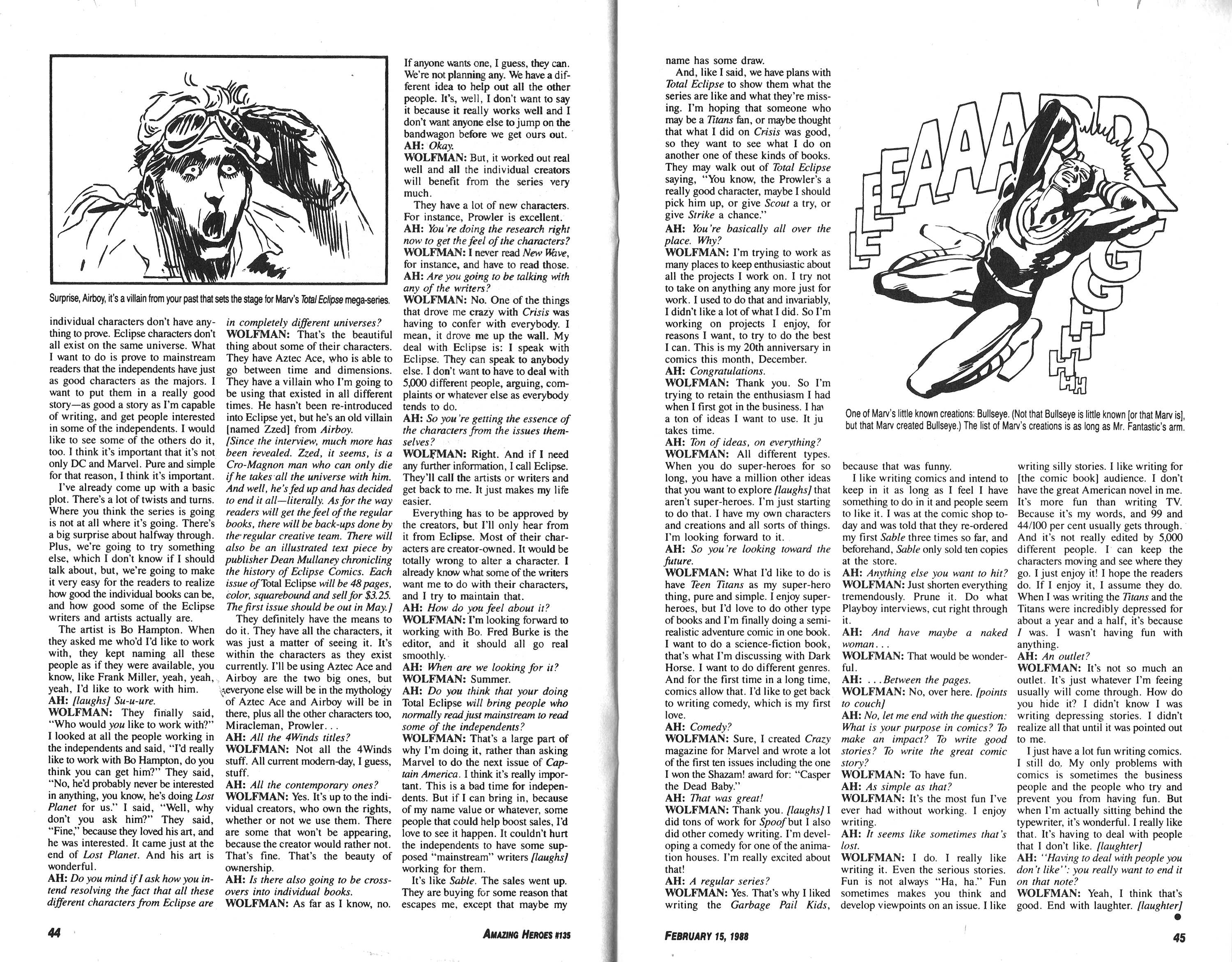Read online Amazing Heroes comic -  Issue #135 - 23