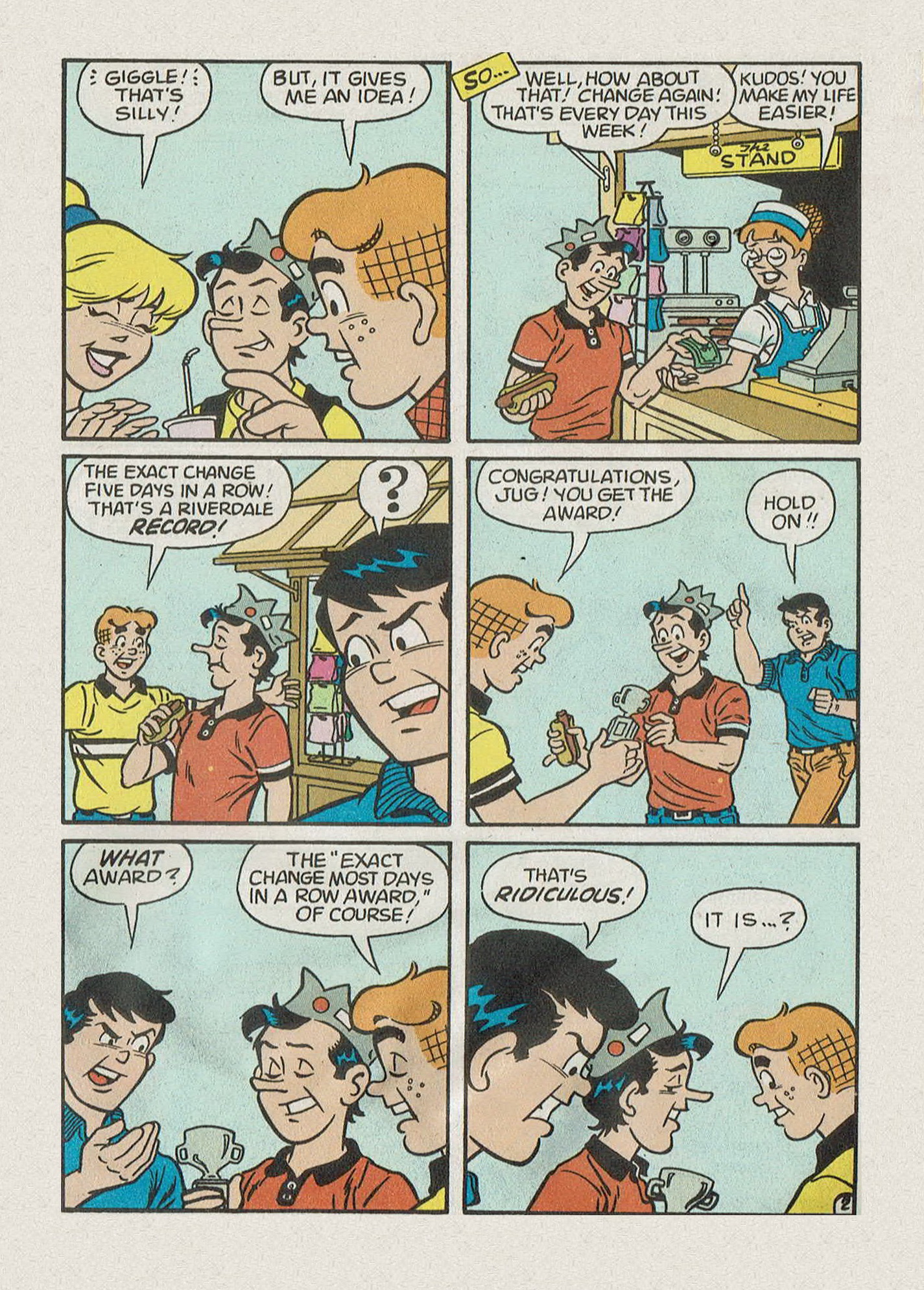 Read online Archie's Pals 'n' Gals Double Digest Magazine comic -  Issue #71 - 188