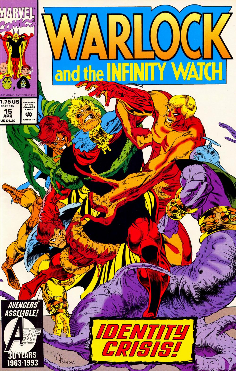 Read online Warlock and the Infinity Watch comic -  Issue #15 - 1