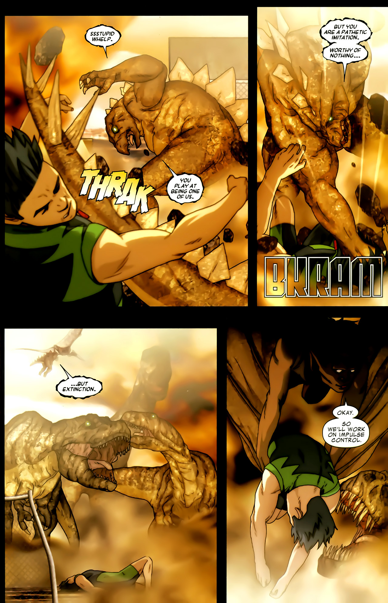 Read online Avengers: The Initiative Featuring Reptil comic -  Issue # Full - 24