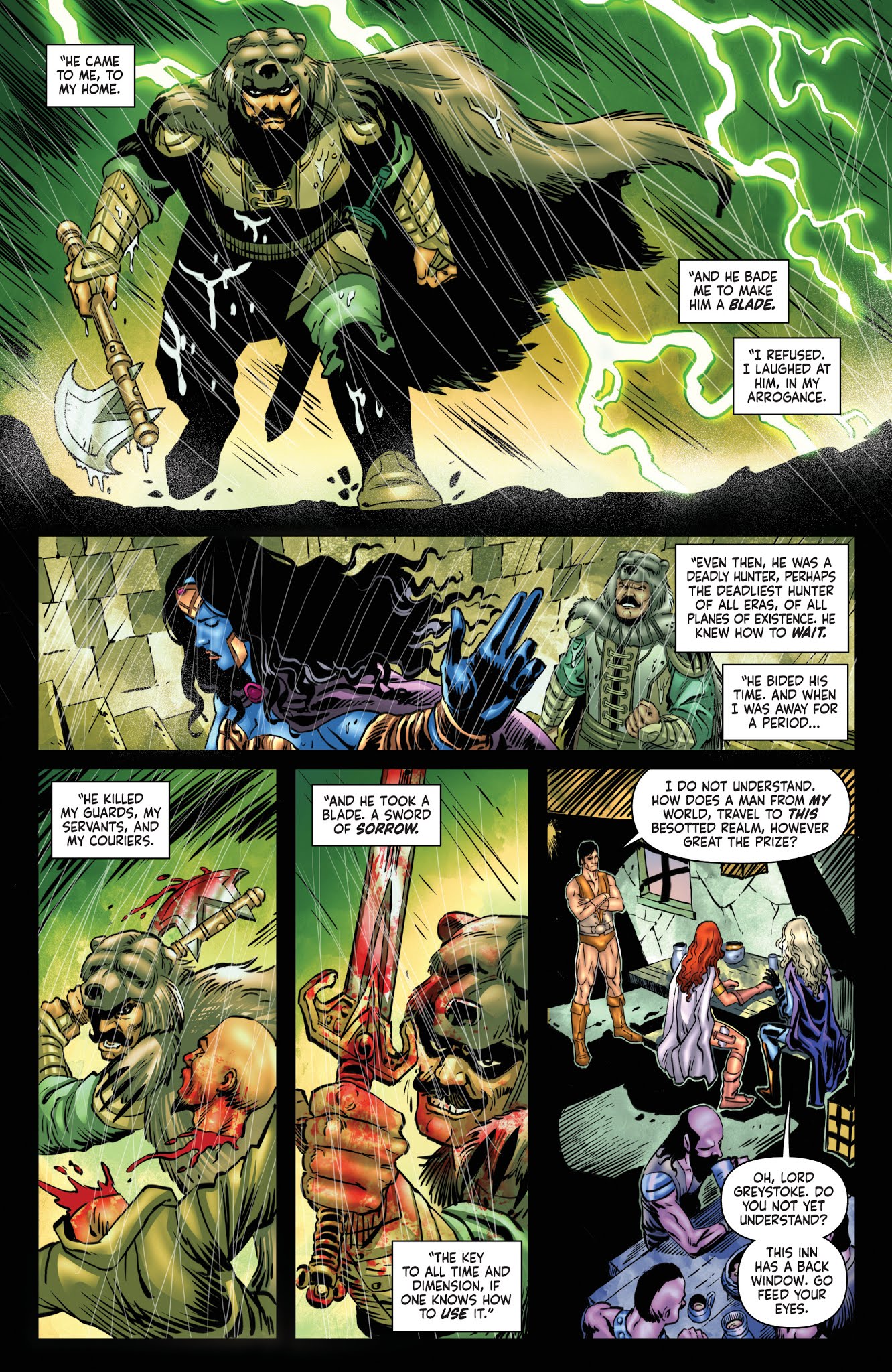 Read online Red Sonja/Tarzan comic -  Issue #4 - 17