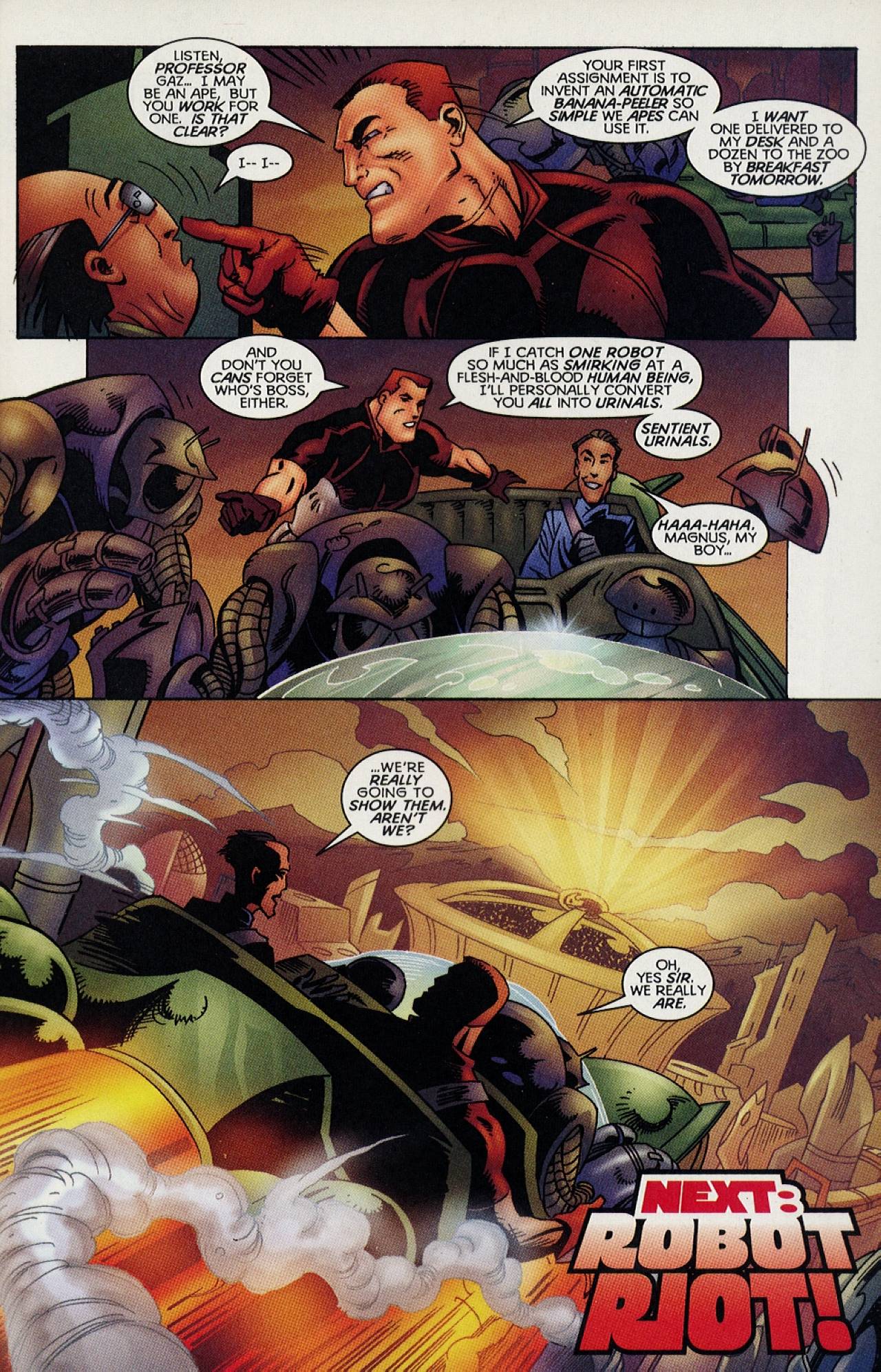 Read online Magnus Robot Fighter (1997) comic -  Issue #13 - 22