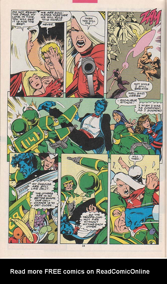 Read online Excalibur (1988) comic -  Issue #56 - 18