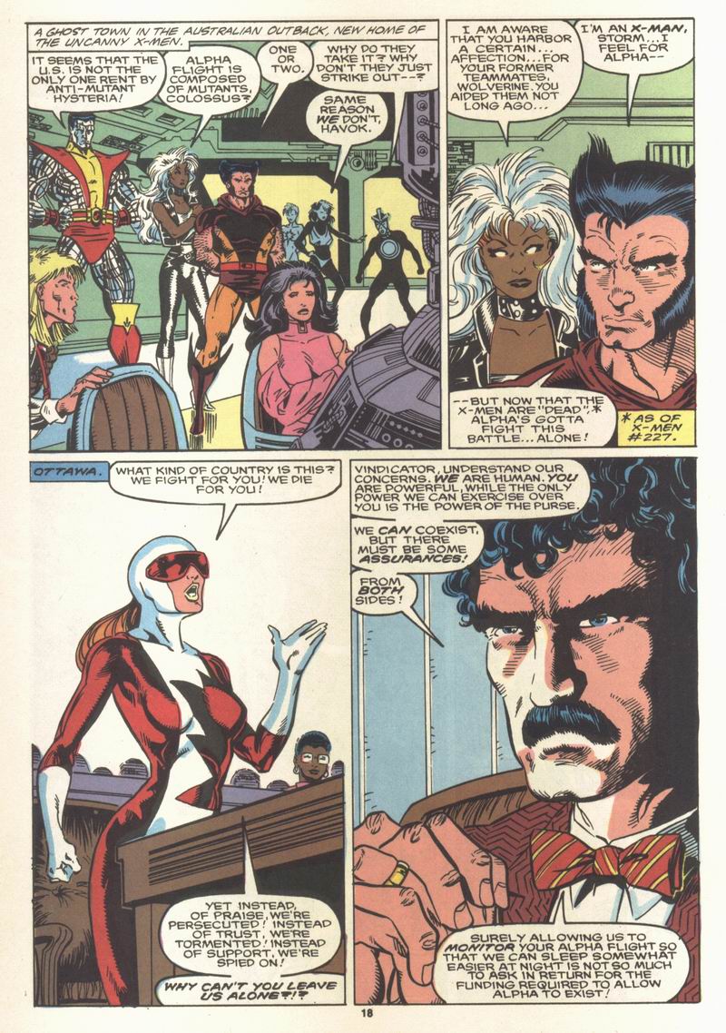 Read online Alpha Flight (1983) comic -  Issue #61 - 20