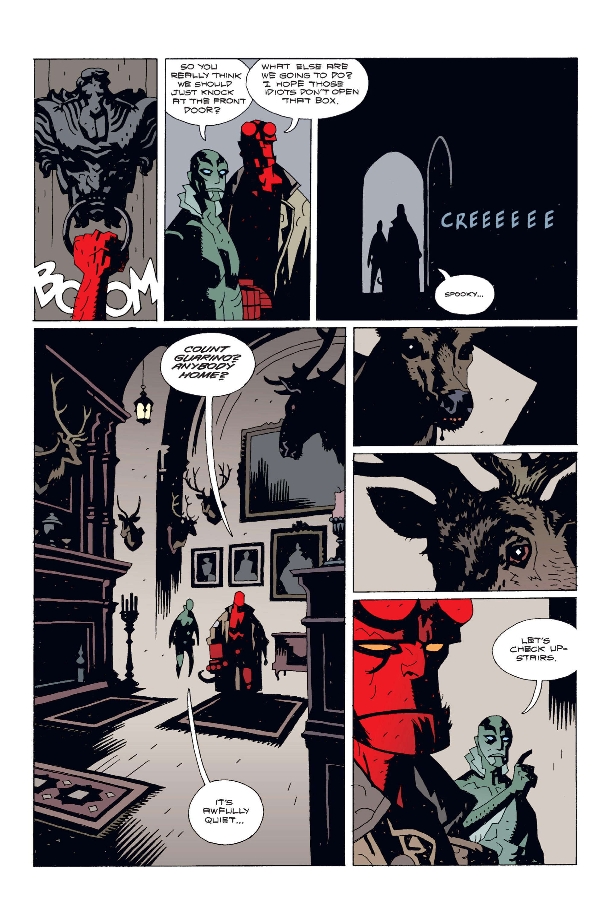 Read online Hellboy comic -  Issue #4 - 91